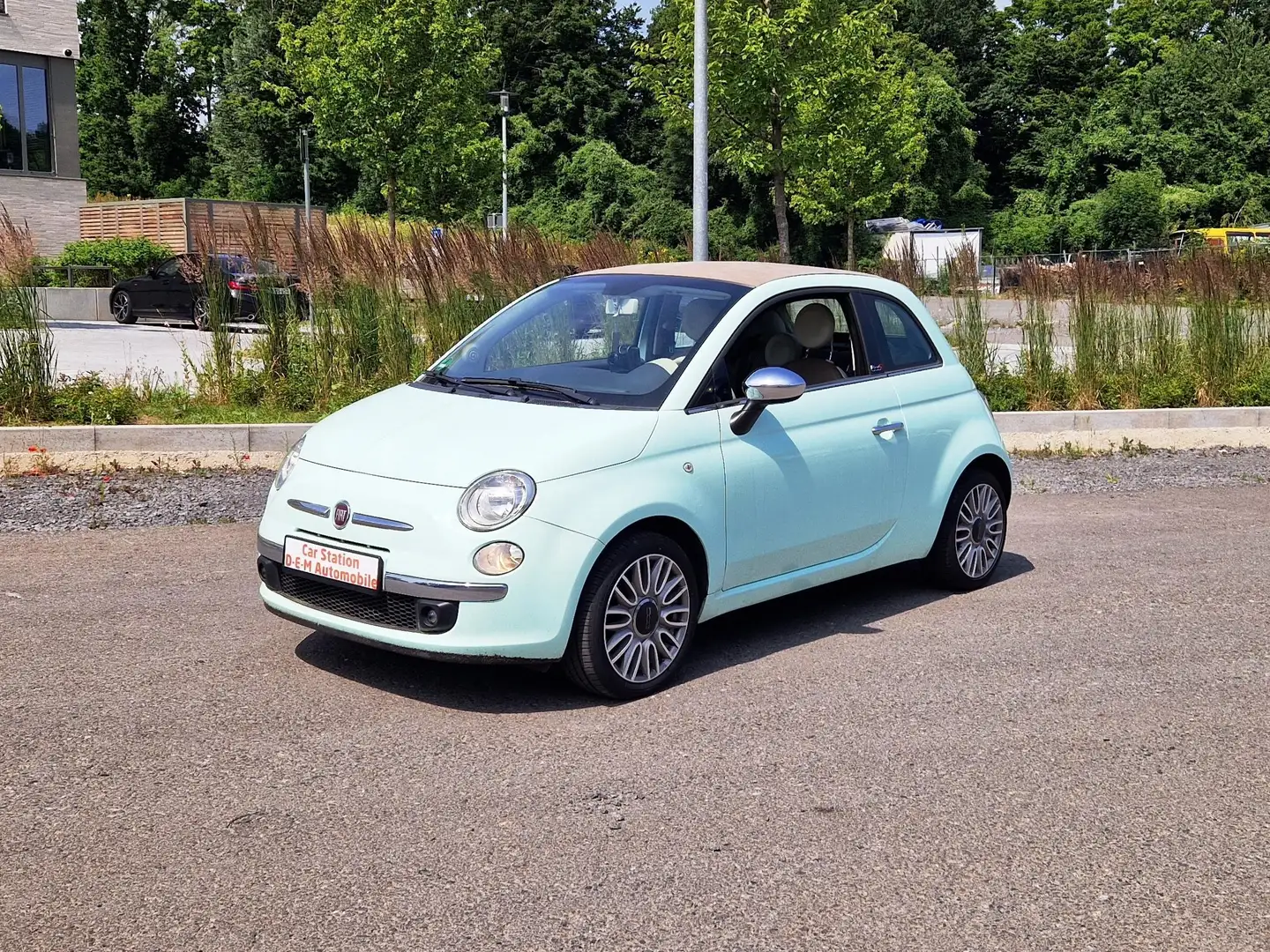 Fiat 500C Cult/Cabrio/Vollleder/Alufelgen/PDC  hinten/Navi/ Verde - 1