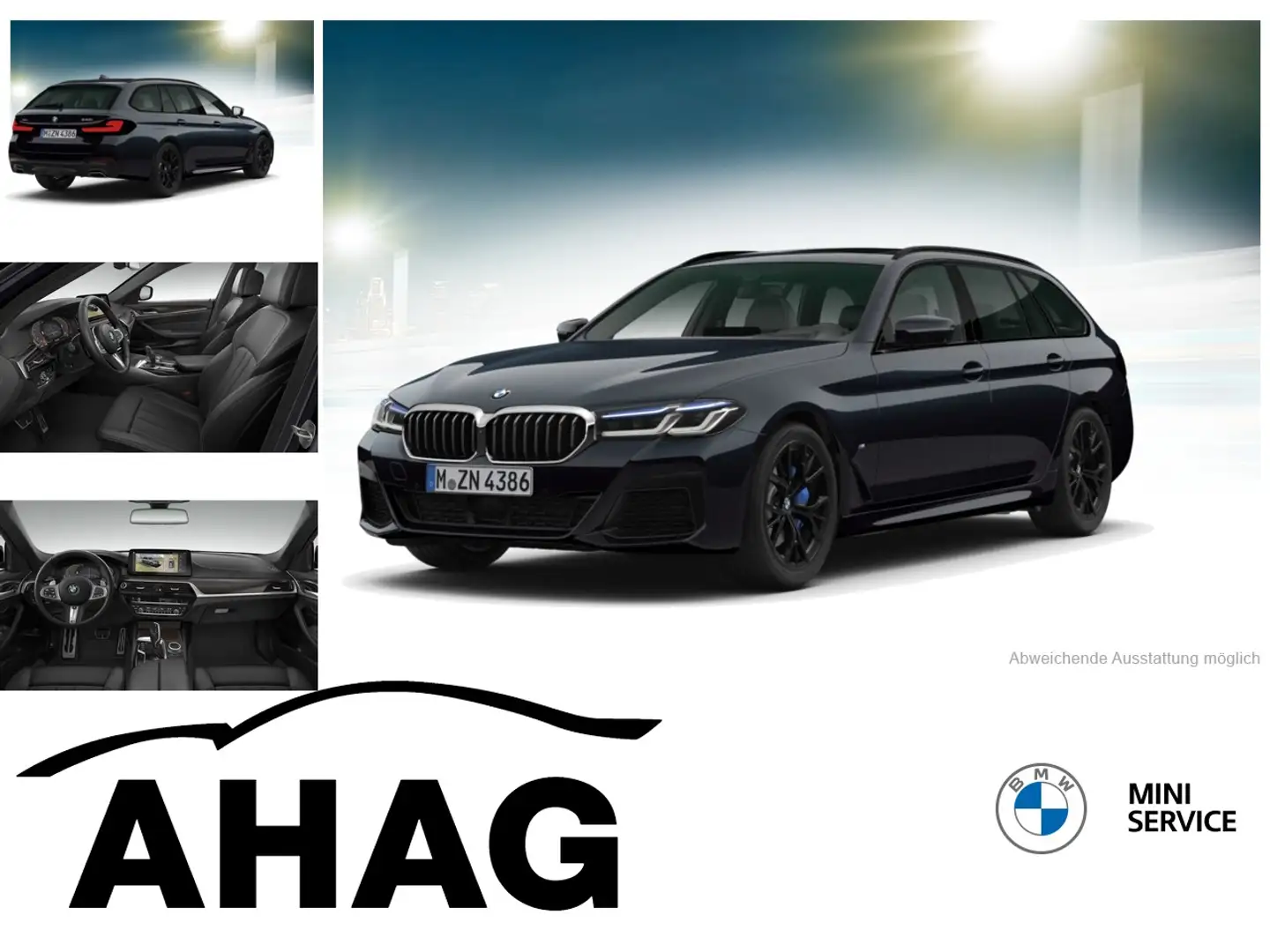 BMW 540 i xDrive Touring M Sportpaket Innovationsp. Noir - 1