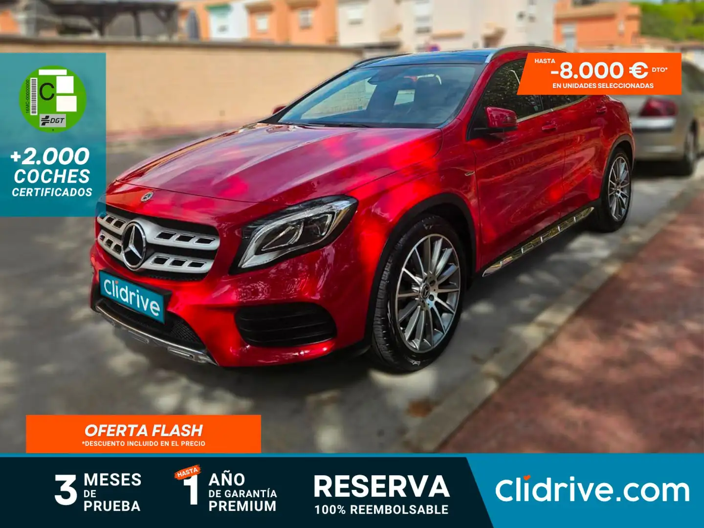 Mercedes-Benz GLA 180 Rojo - 1