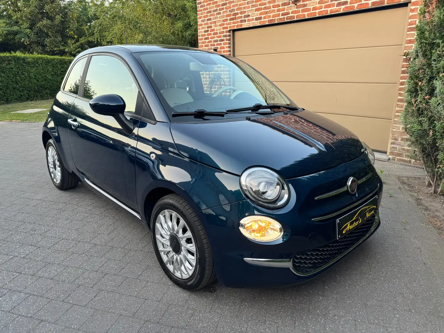 Fiat 500 500 1.2 LOUNGE MTA,GARANTIE,AIRCO,CRUISE,NAV Bleu - 2