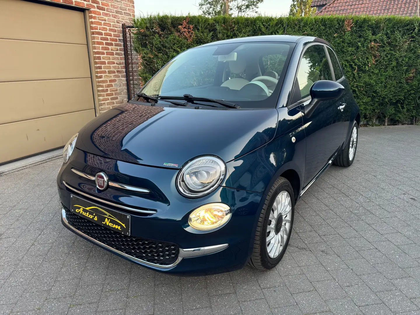 Fiat 500 500 1.2 LOUNGE MTA,GARANTIE,AIRCO,CRUISE,NAV Bleu - 1