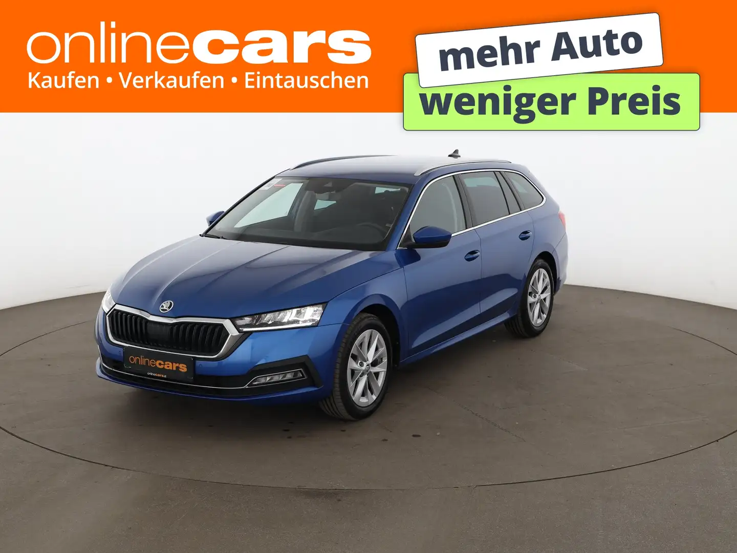 Skoda Octavia Combi 2.0 TDI Style Aut LED HEAD-UP RADAR Blau - 1