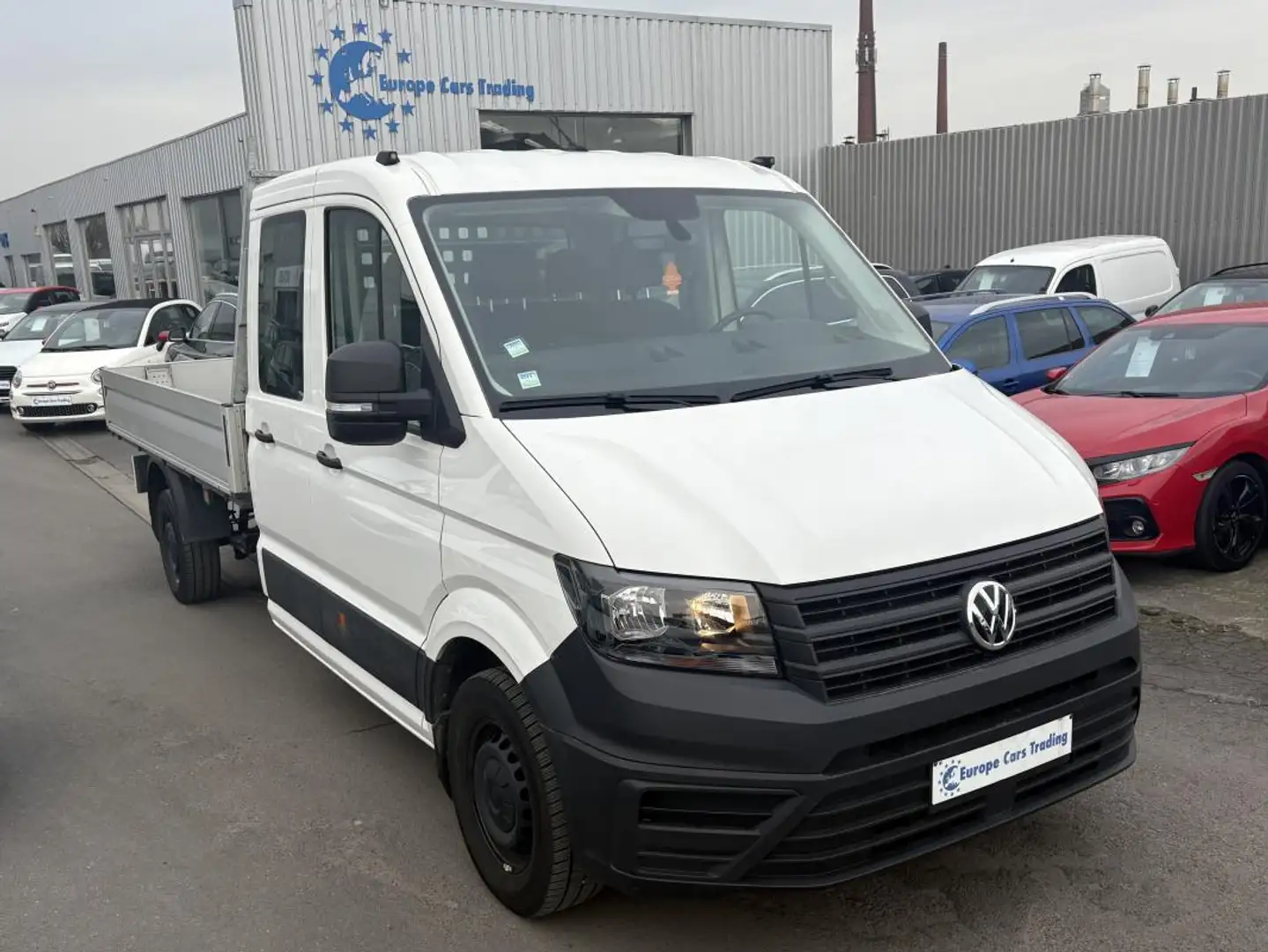 Volkswagen Crafter L4 2.0Tdi 140Ch 7places Plateau Benne Alu 33876€HT Wit - 1