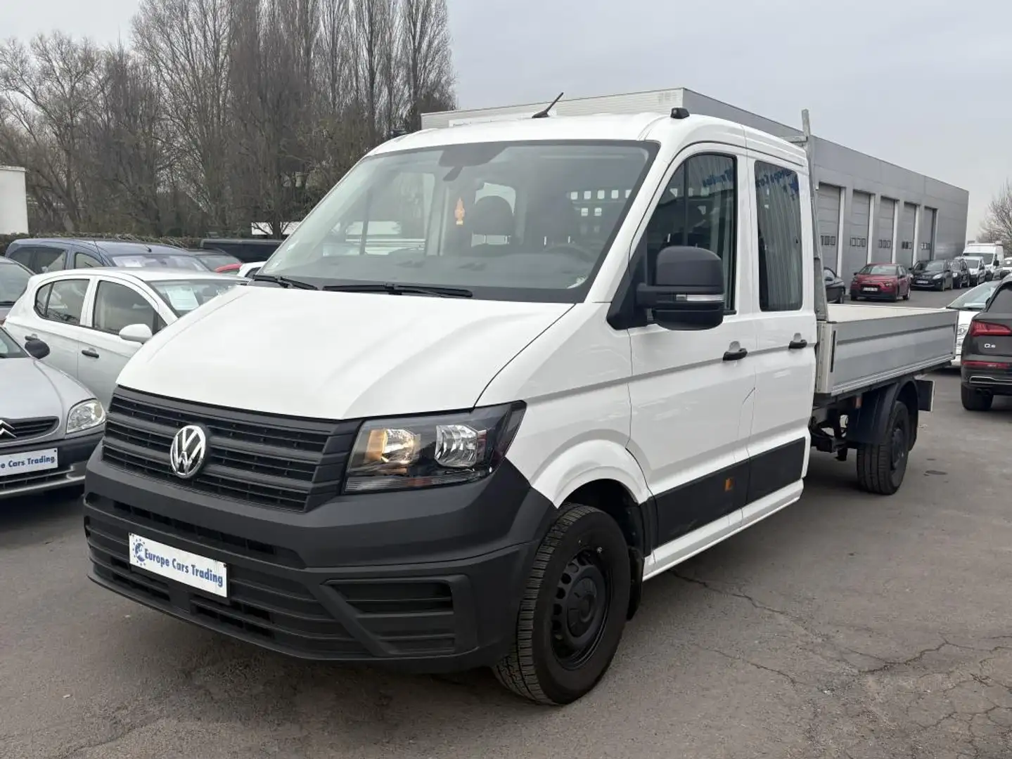 Volkswagen Crafter L4 2.0Tdi 140Ch 7places Plateau Benne Alu 33876€HT Wit - 2