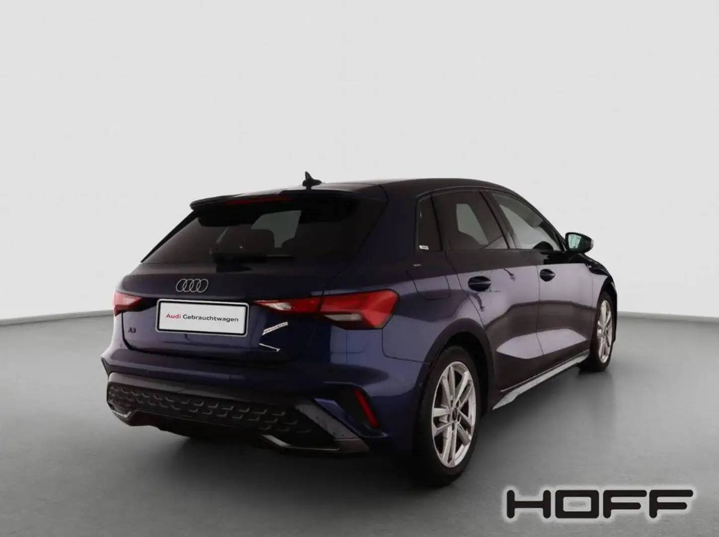 Audi A3 S line 35 TDI ACC PDC LED Navi Klima Sh 17 Zoll Blau - 2