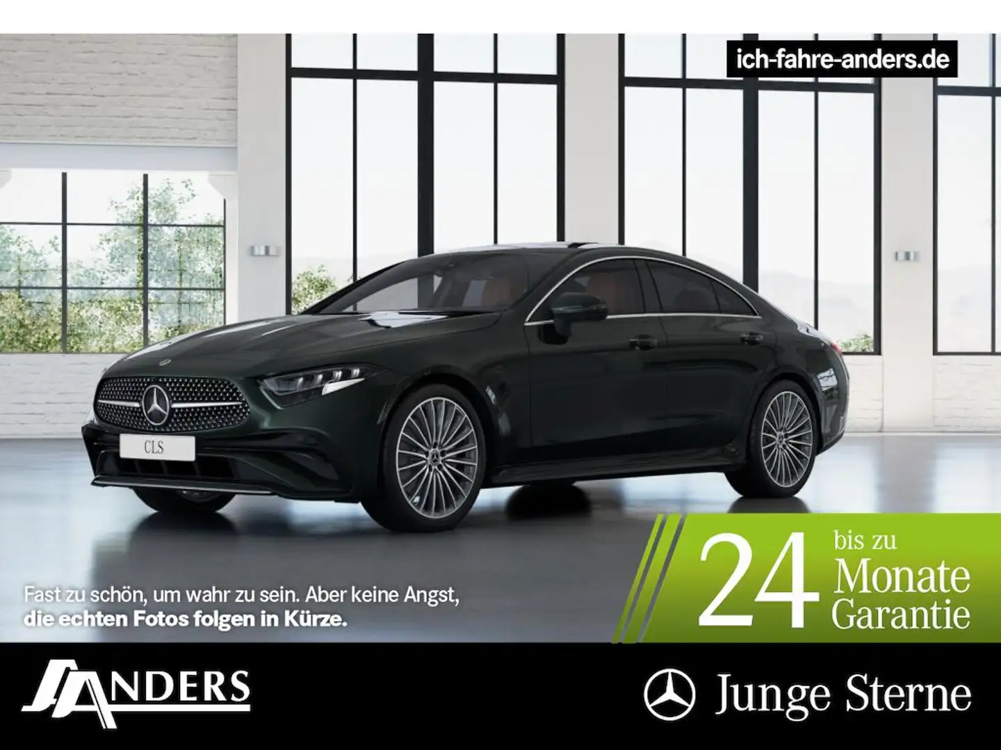 Mercedes-Benz CLS 400 d 4M AMG+DISTR+Burm+AHK+LED+GSD+360°Kam Verde - 1
