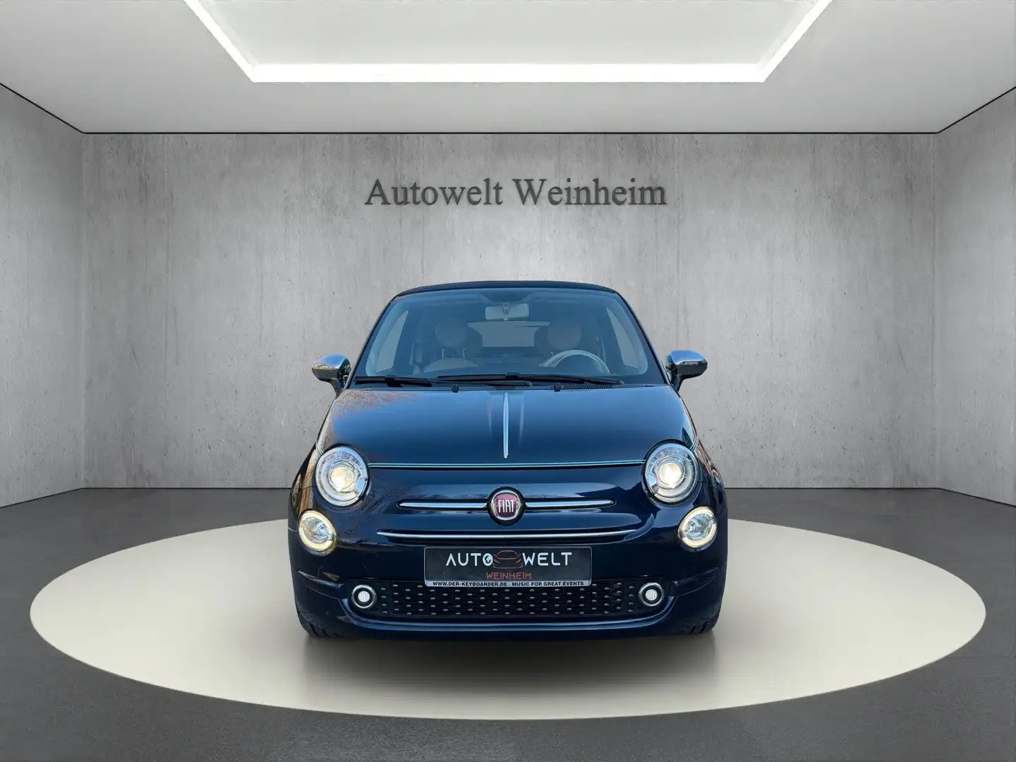 Fiat 500C °RIVA°LEDER°XENON°NAV°PDC°53TKM°1.HAND°TEMP° Bleu - 2
