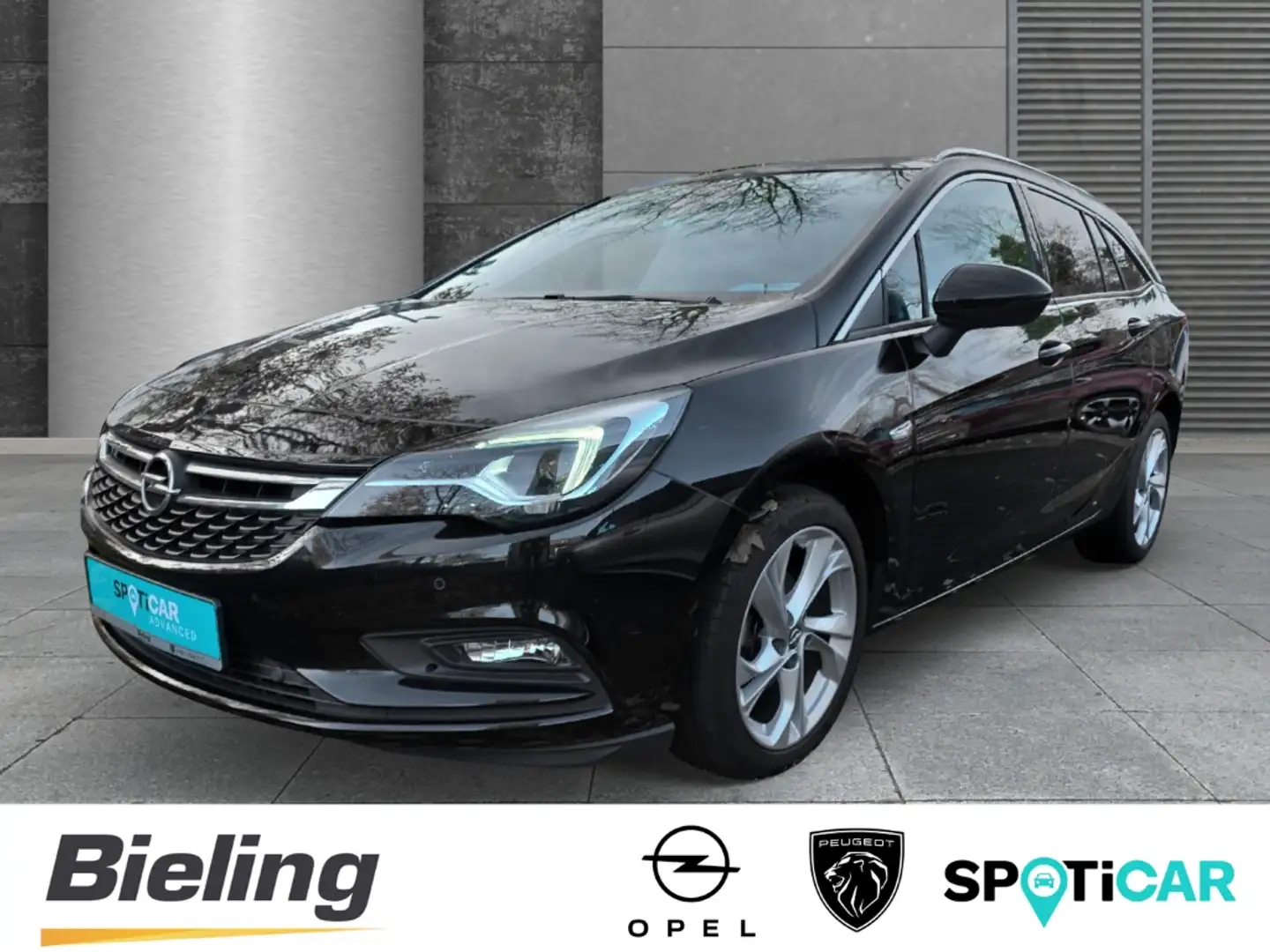 Opel Astra Dynamic 1.4l Turbo, NAVI,SHZ, PDC mit Kamera, 17Zo Noir - 1