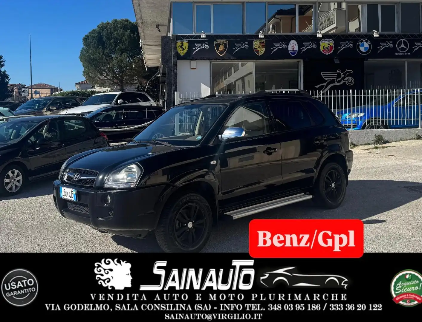 Hyundai TUCSON Hyundai Tucson 2.0 16V BlueDrive GPL Garanzia Schwarz - 1