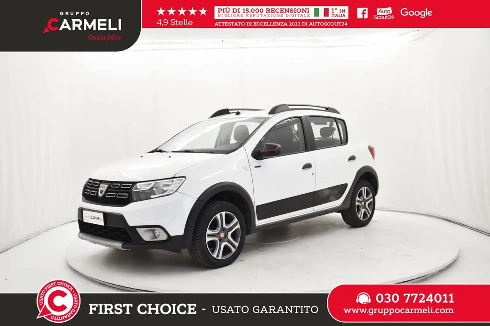 Dacia Sandero Stepway 1.5 blue dci Techroad 95cv Alb - 1