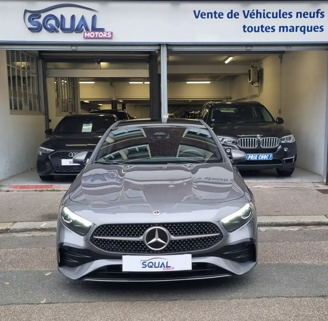 Mercedes-Benz A 200 200 163ch AMG Line 7G-DCT Gris - 2
