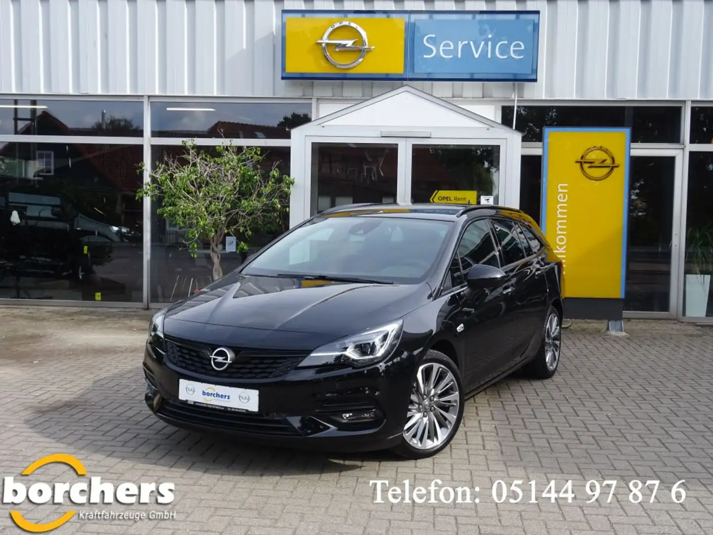 Opel Astra 1.2 Turbo Sports Tourer Ultimate Noir - 1