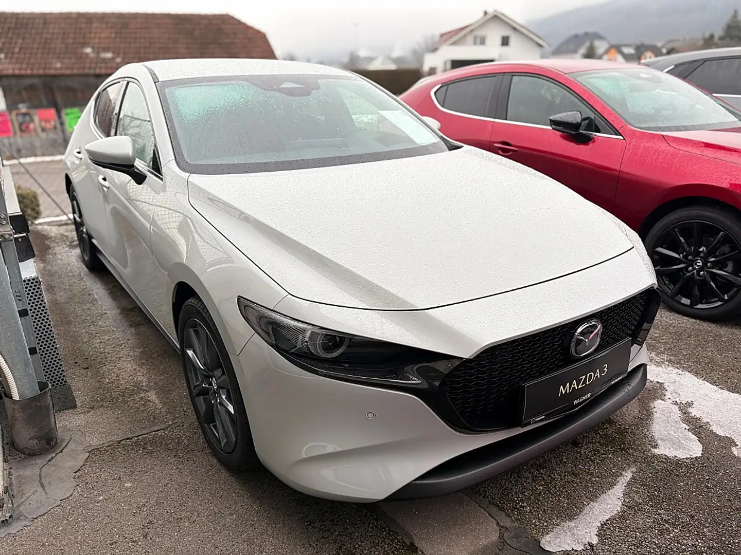 Mazda 3 Mazda3 e-Skyactiv-G140 Exclusive-Line Aut. Weiß - 2