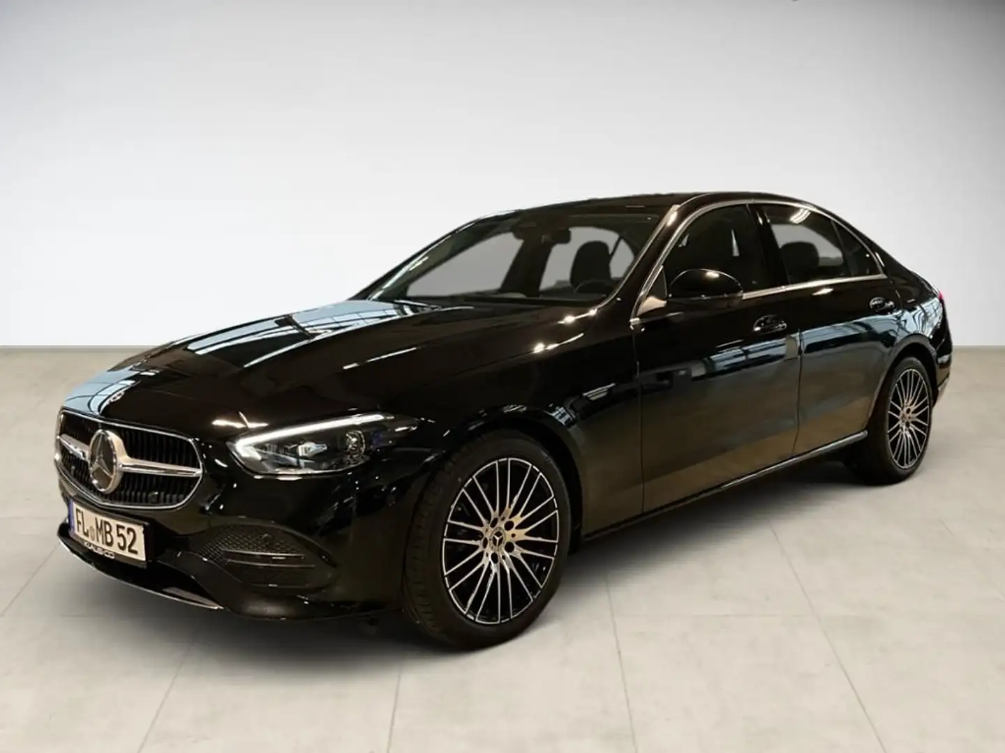 Mercedes-Benz C 200 AVANTGARDE SpurW Navi PDC SHZ elSitz AUT Schwarz - 1