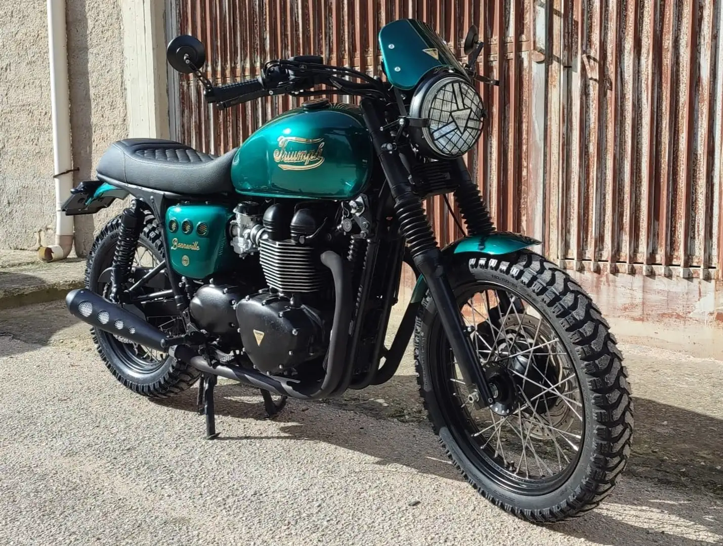 Triumph Bonneville T100 Vert - 2