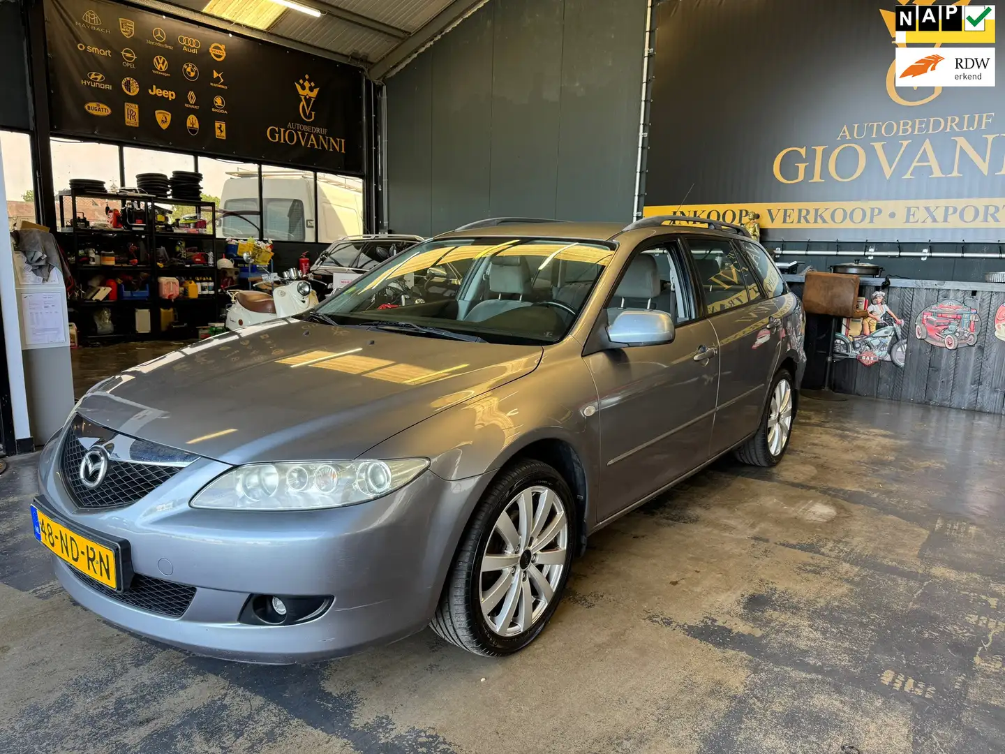 Mazda 6 Sportbreak 2.0i Touring inrulen is mogelijk Grijs - 1