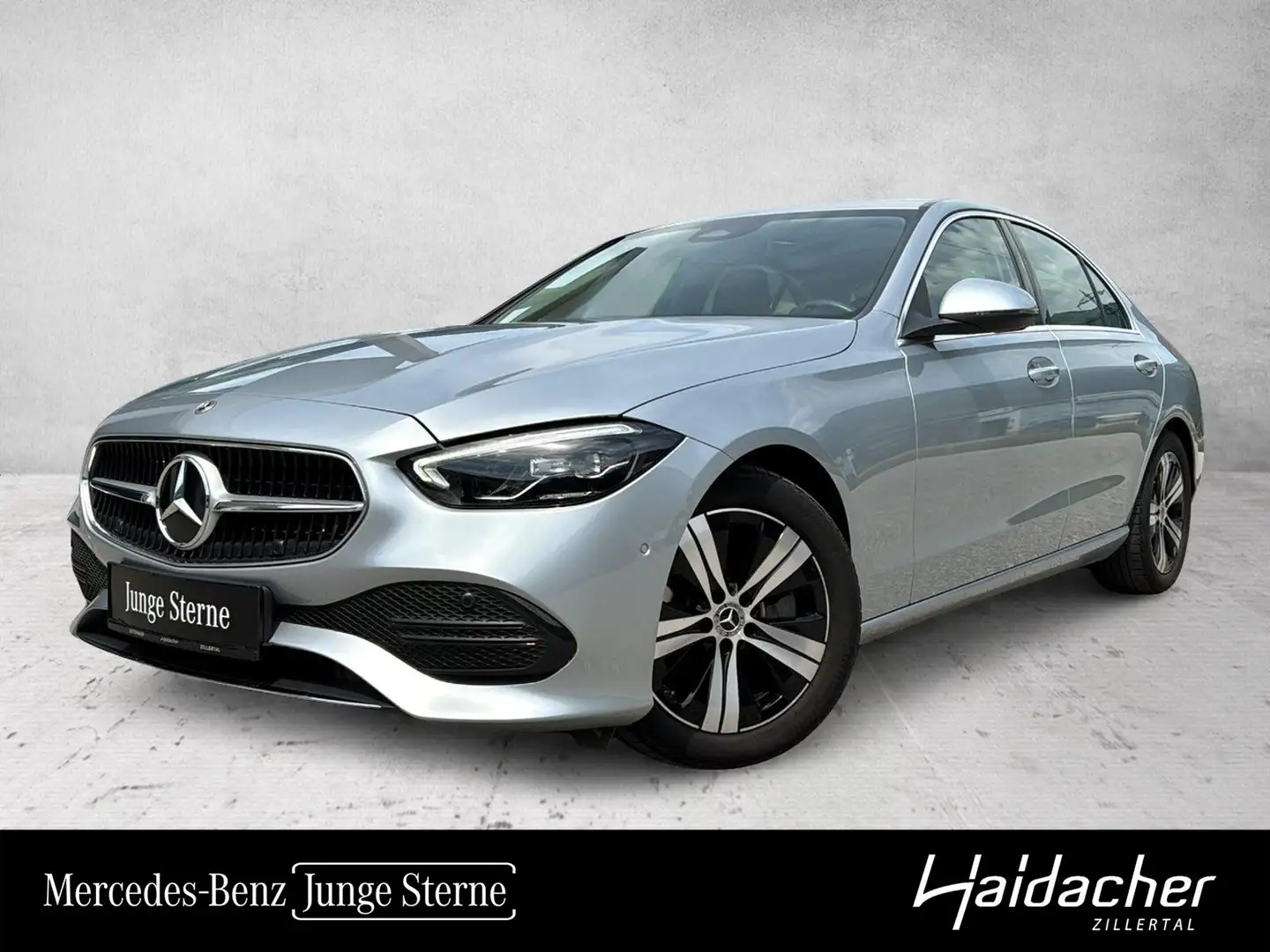 Mercedes-Benz C 220 d 4MATIC MBUX Navi RKam PTS Shz LED Ambi Silber - 1