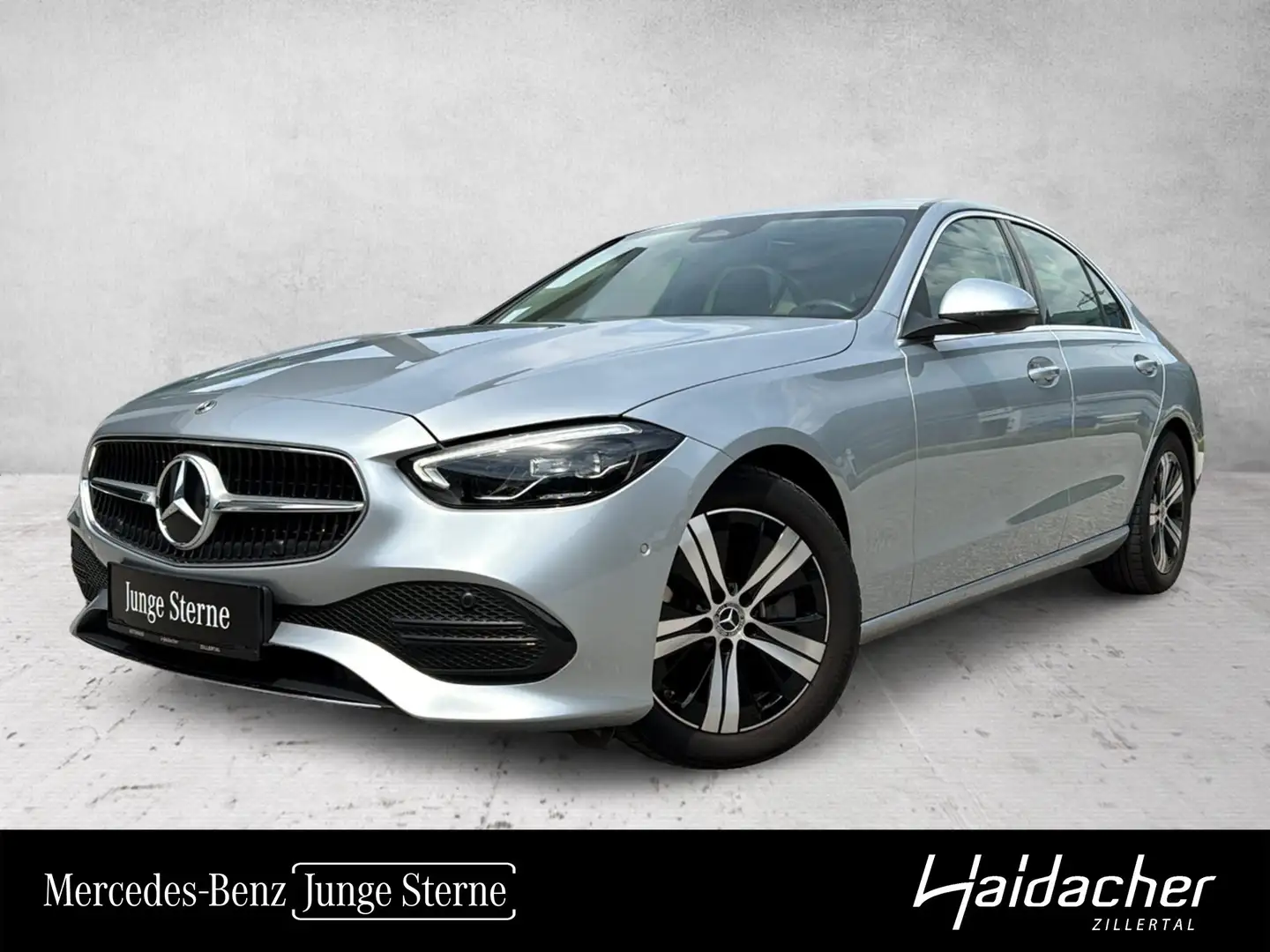 Mercedes-Benz C 220 d 4MATIC MBUX Navi RKam PTS Shz LED Ambi Silber - 1