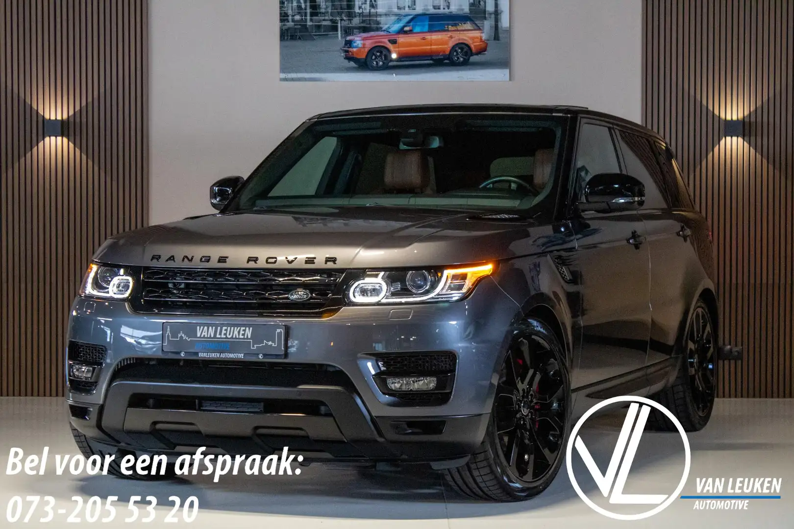Land Rover Range Rover Sport 3.0 SDV6 HSE Dynamic Black Pack Gris - 1