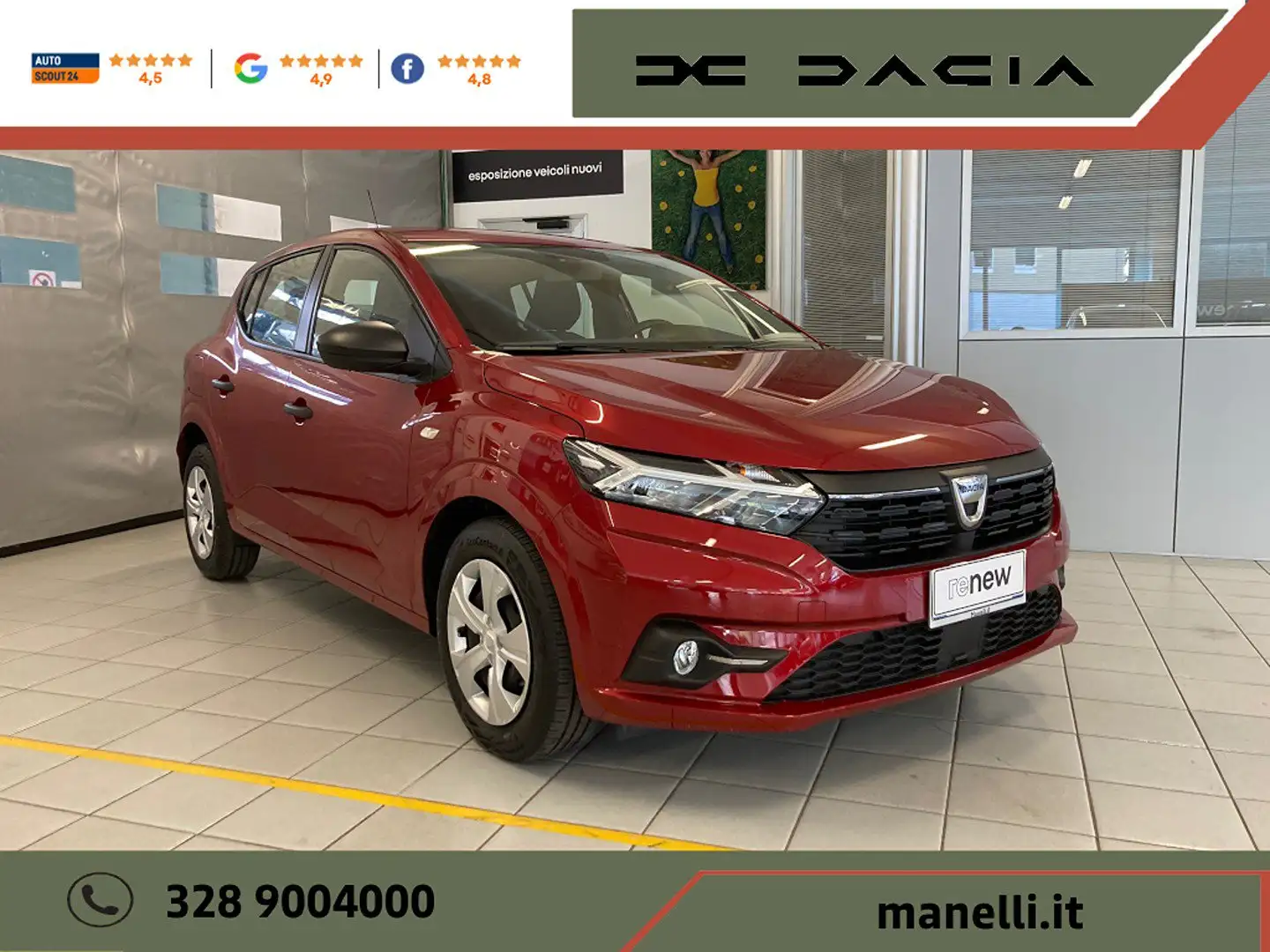 Dacia Sandero Streetway Essential 1.0 SCe rif.GH989 Rosso - 1
