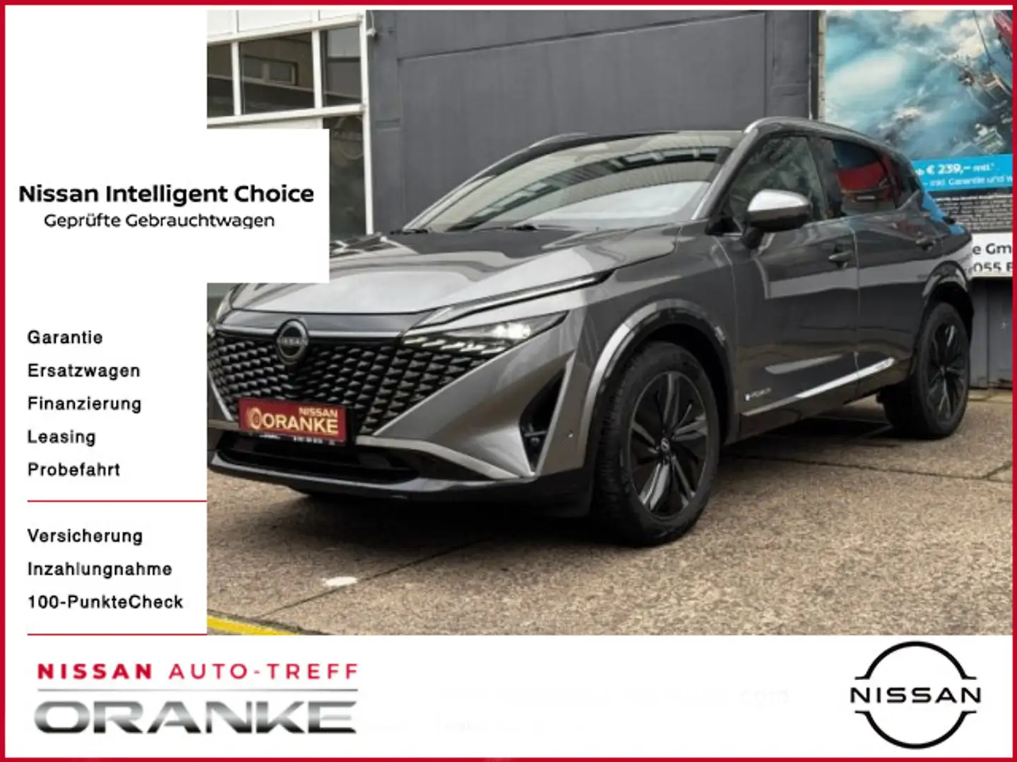 Nissan Qashqai 1.5 VC-T e-Power Tekna 19`*Leder*AHK*19` Grau - 1