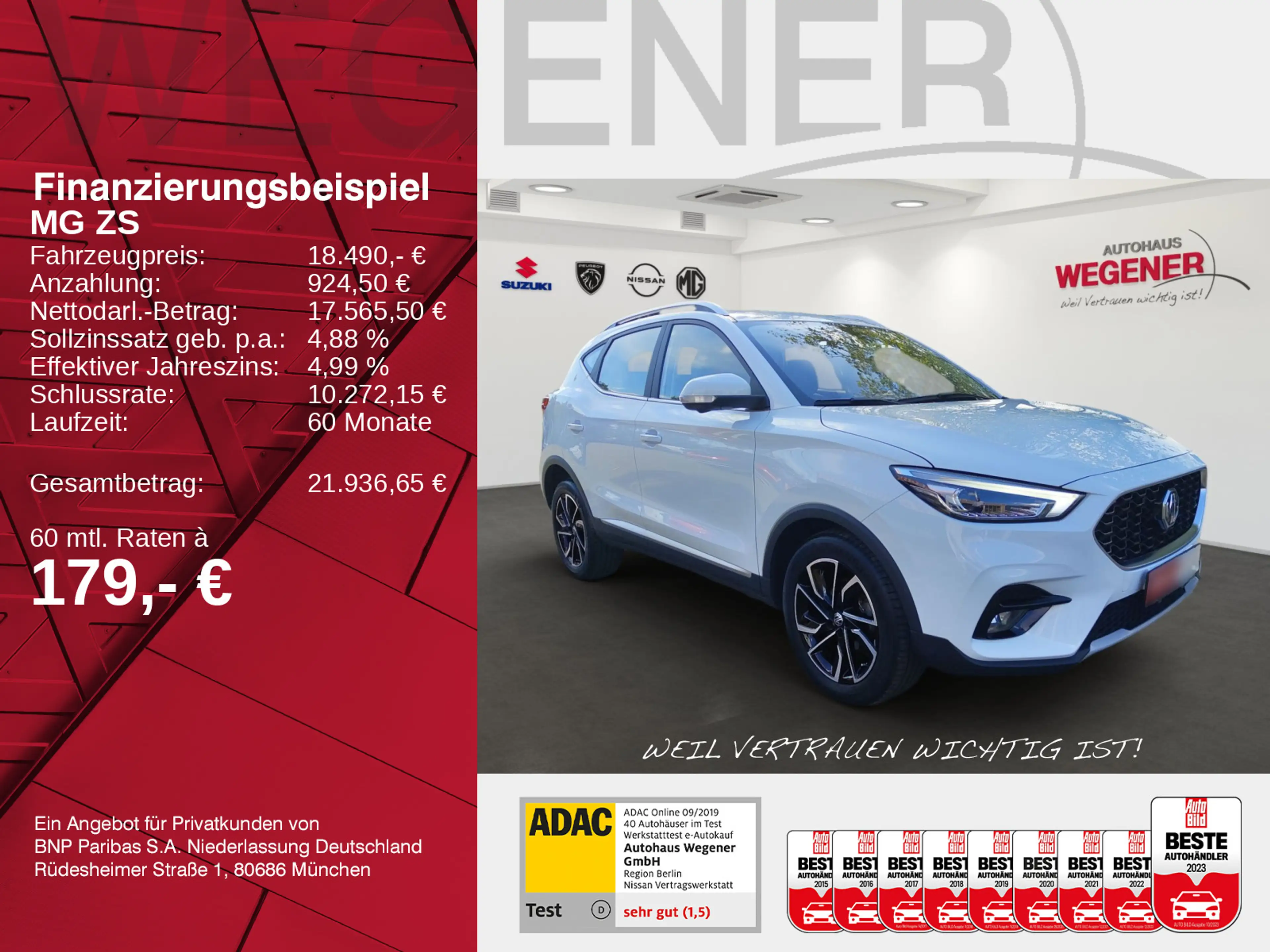 MG ZS 1.0 AT Luxury CarPlay*PDC*Navi*360CAM*Kessy — photo 2