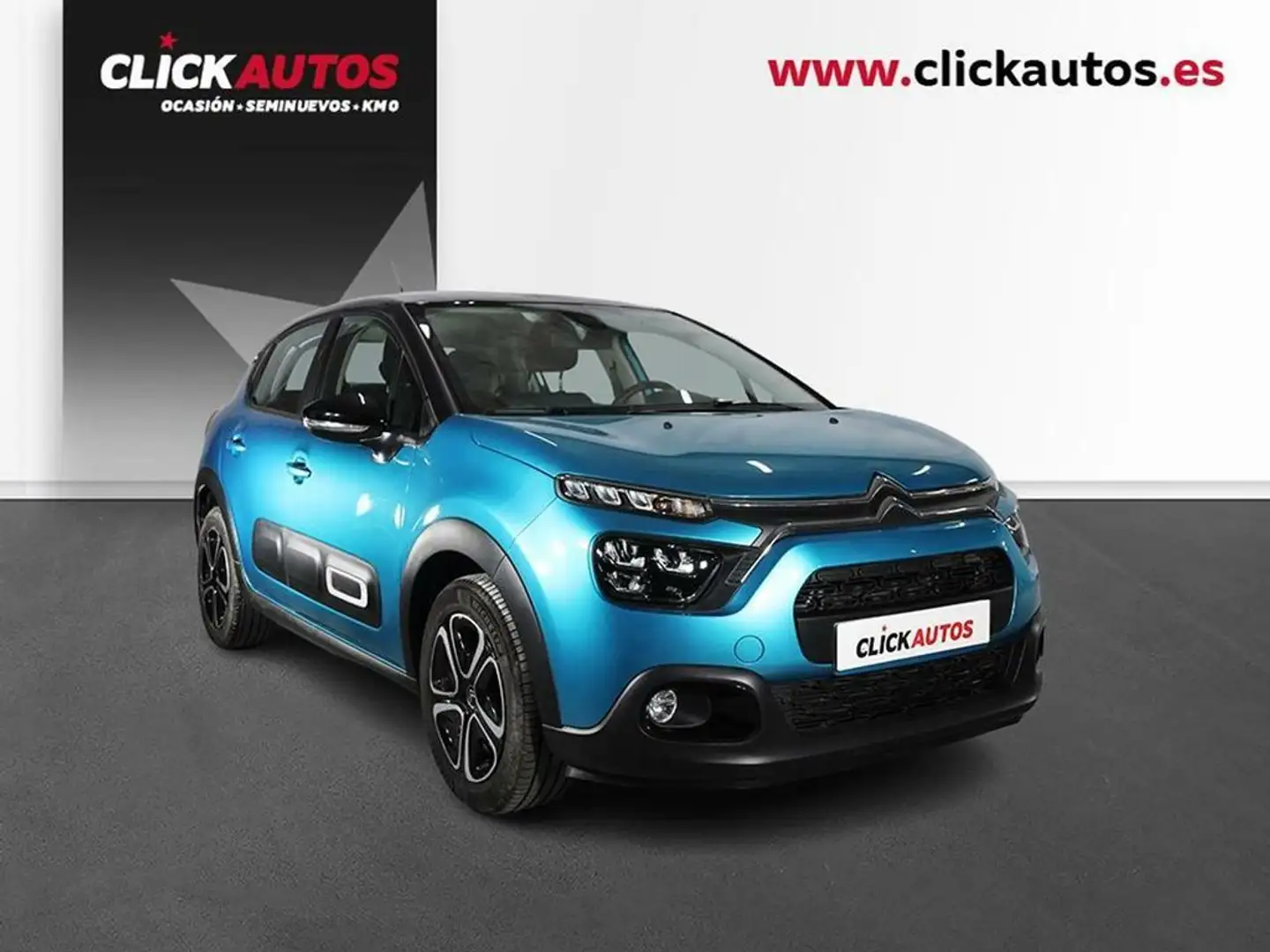 Citroen C3 1.2 Puretech 83CV Feel pack Bleu - 2