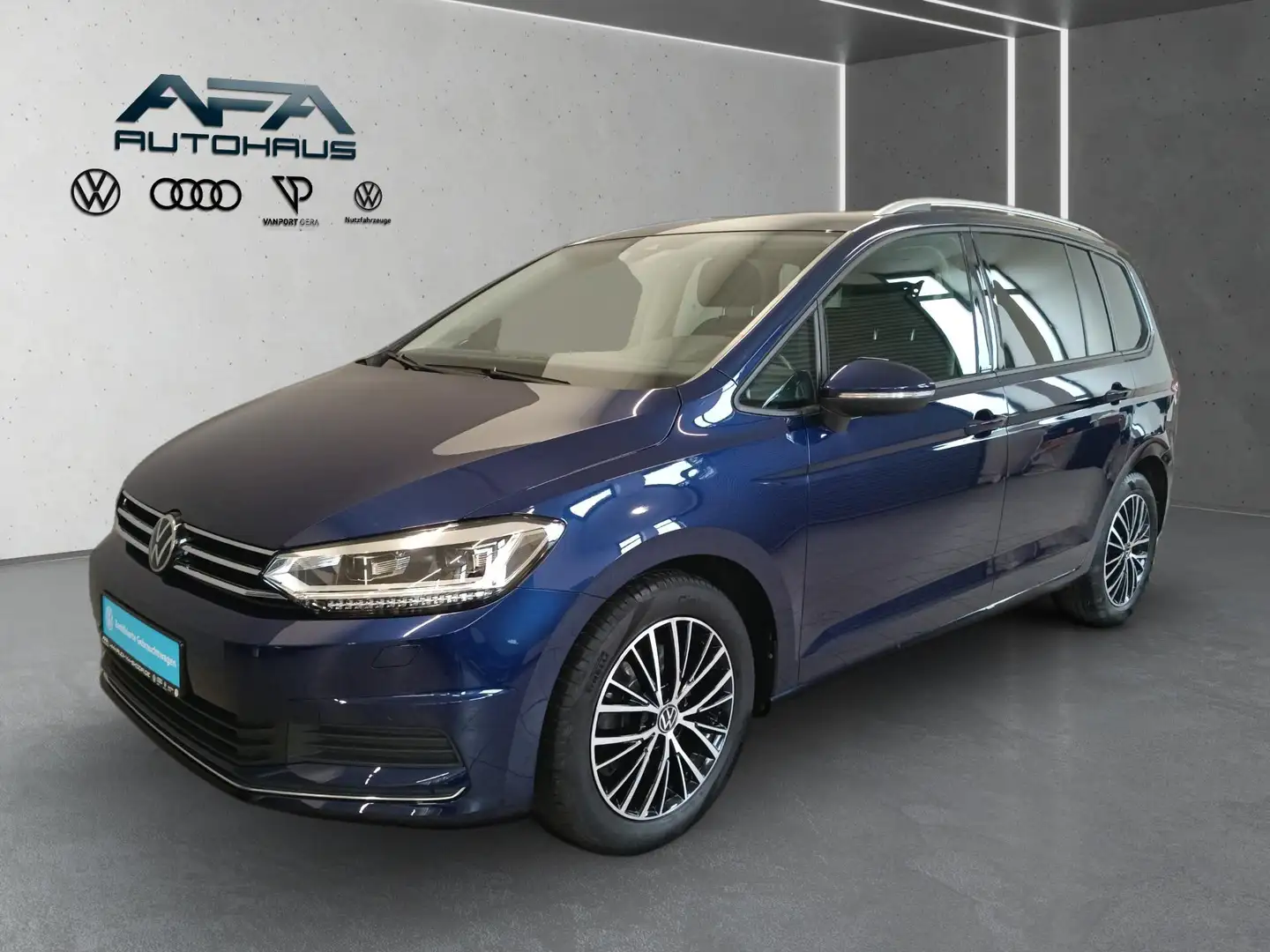 Volkswagen Touran 1,5 TSI United DSG Navi*LED*ACC*RFK*DC Blauw - 2