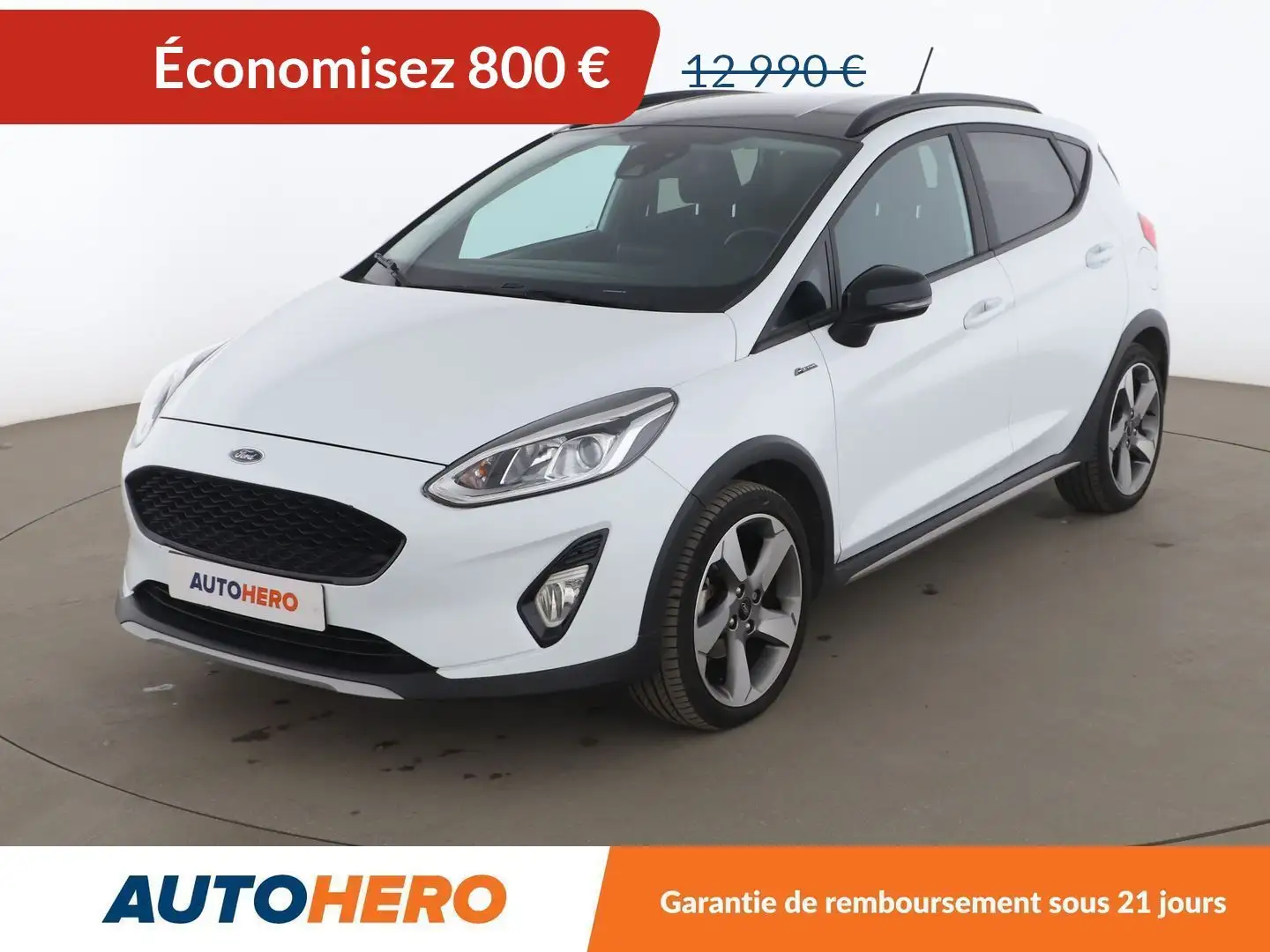 Ford Fiesta 1.0 EcoBoost Active Blanc - 1