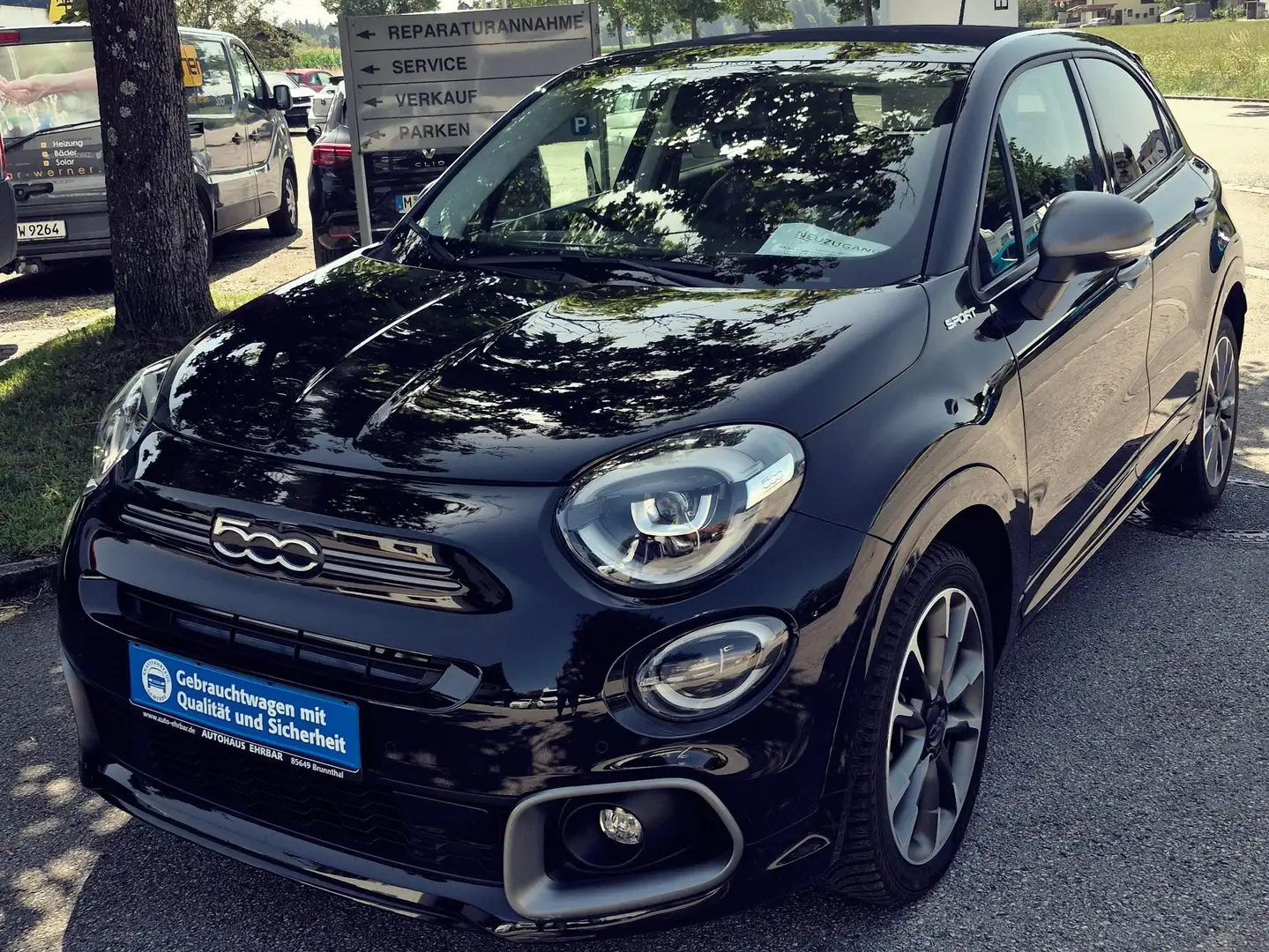 Fiat 500X Dolcevita Sport, Navi, LED, ACC, Keyless Schwarz - 2