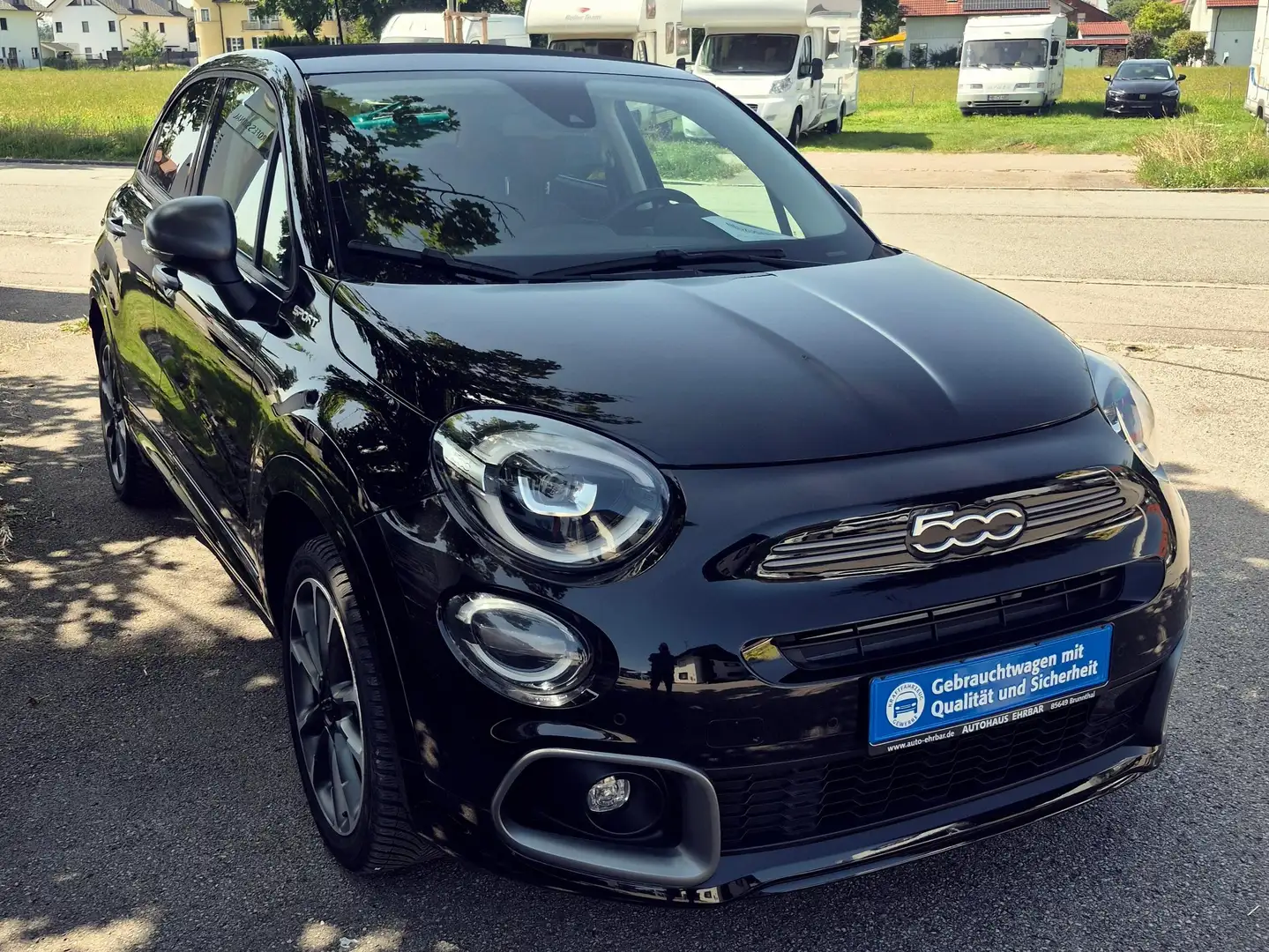 Fiat 500X Dolcevita Sport, Navi, LED, ACC, Keyless Schwarz - 1