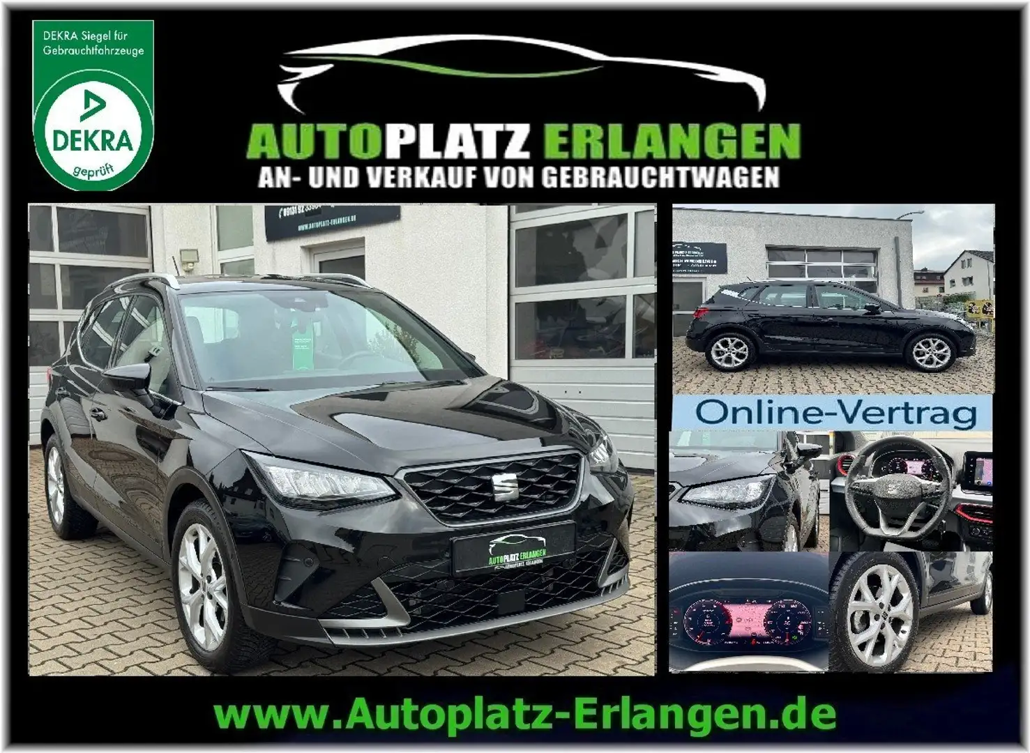 SEAT Arona FR 1.5TSI *DSG*LED*RüCam* Schwarz - 1