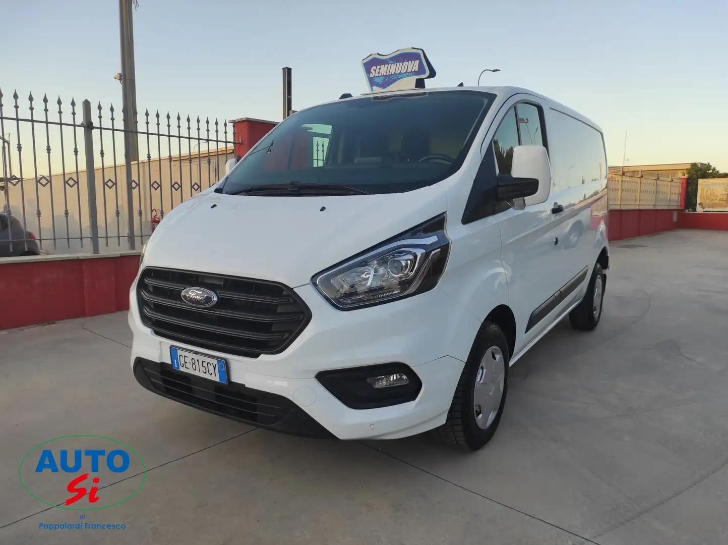Ford Transit Custom 280 2.0 EcoBlue Hybrid - 130cv PC Furgone Trend Blanc - 1