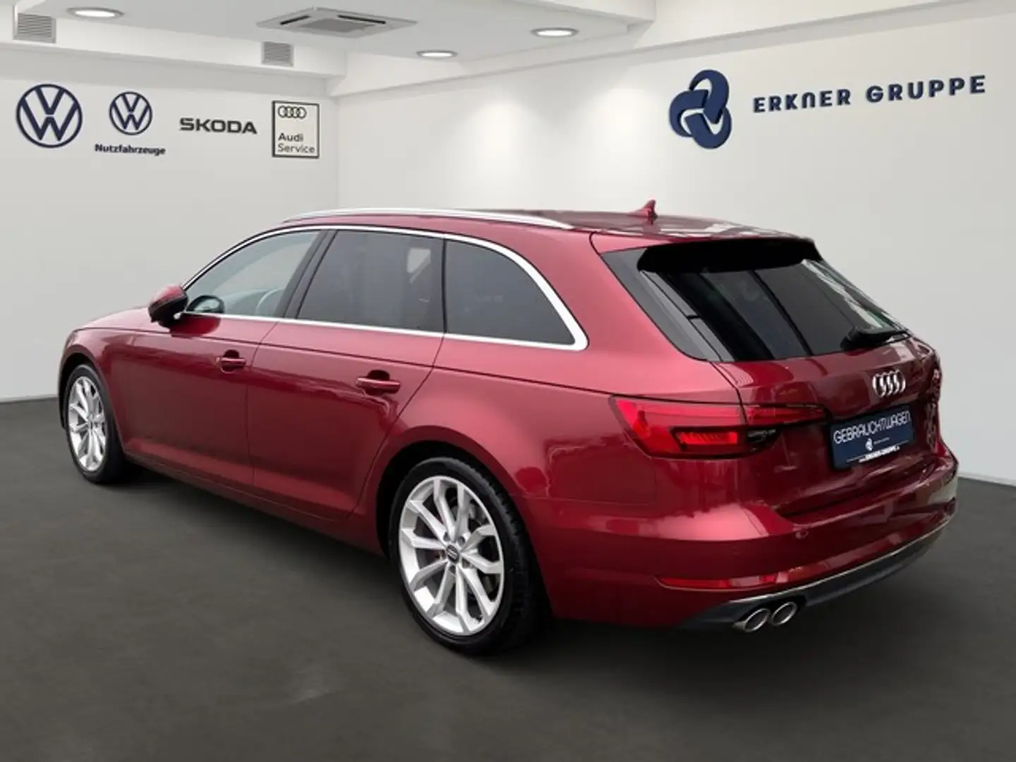 Audi A4 Avant 2.0TDI DSG quattro sport AHK+STDHZG+NAVI+++ Rot - 2
