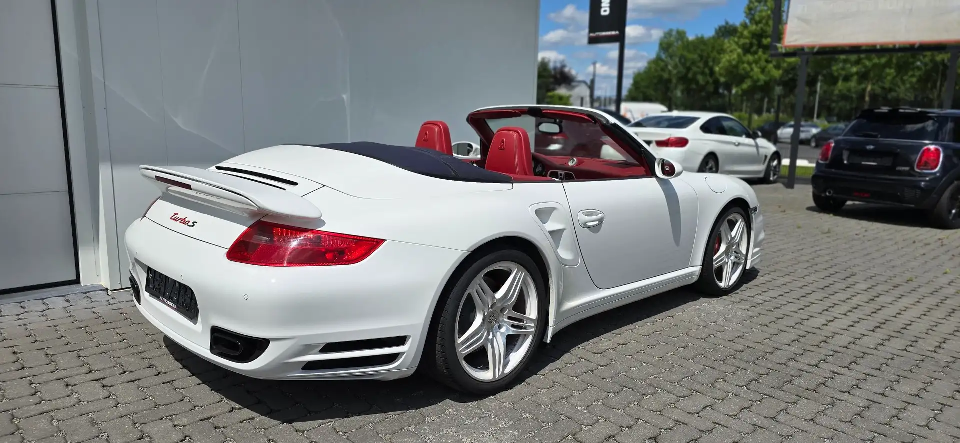 Porsche 997 3.6 Turbo Tiptronic S Cabrio/4x4/Pdk Wit - 2
