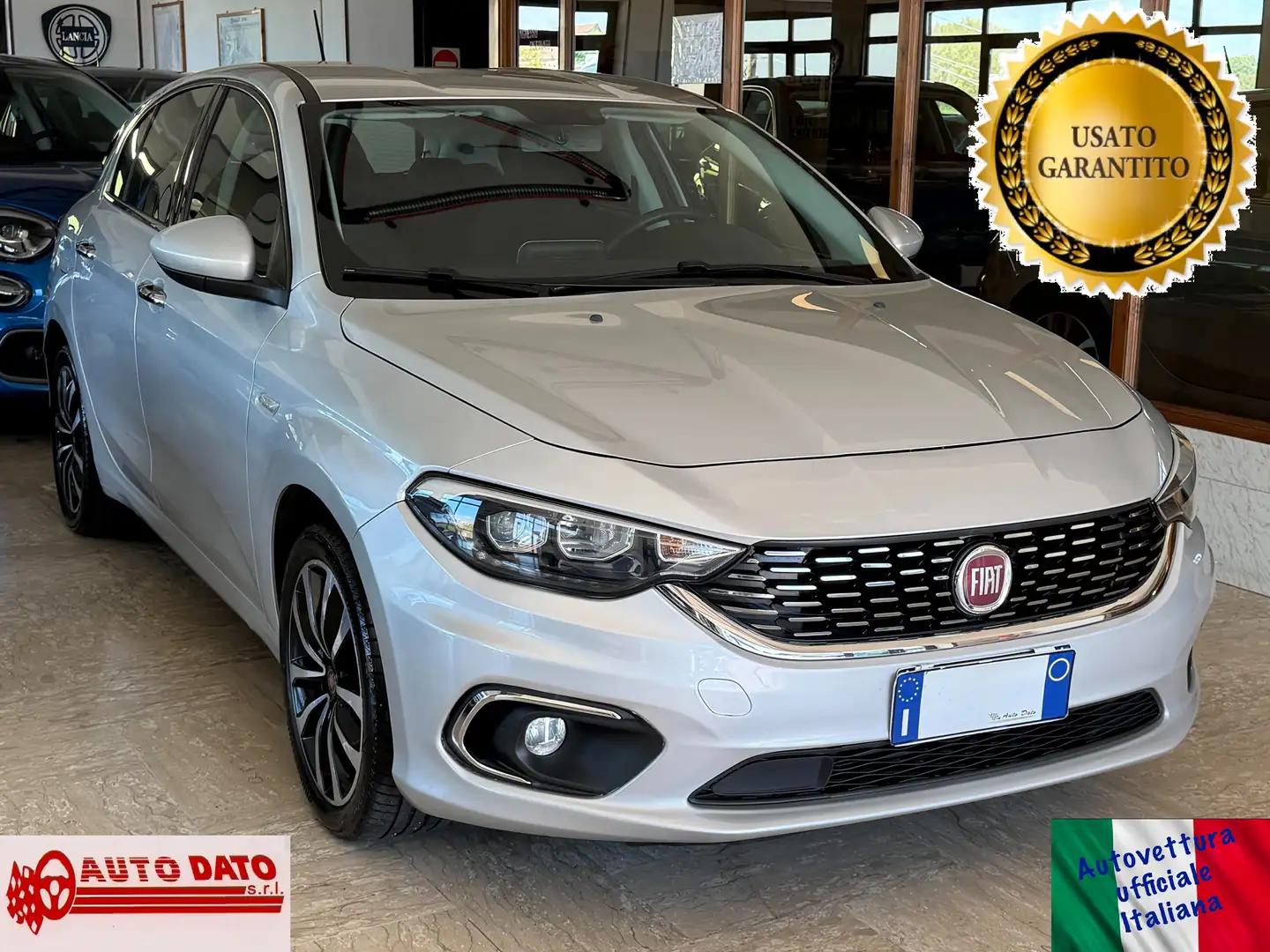 Fiat Tipo 1.6 M.JET 120 cv. 5 porte LOUNGE (Nav) Argento - 1
