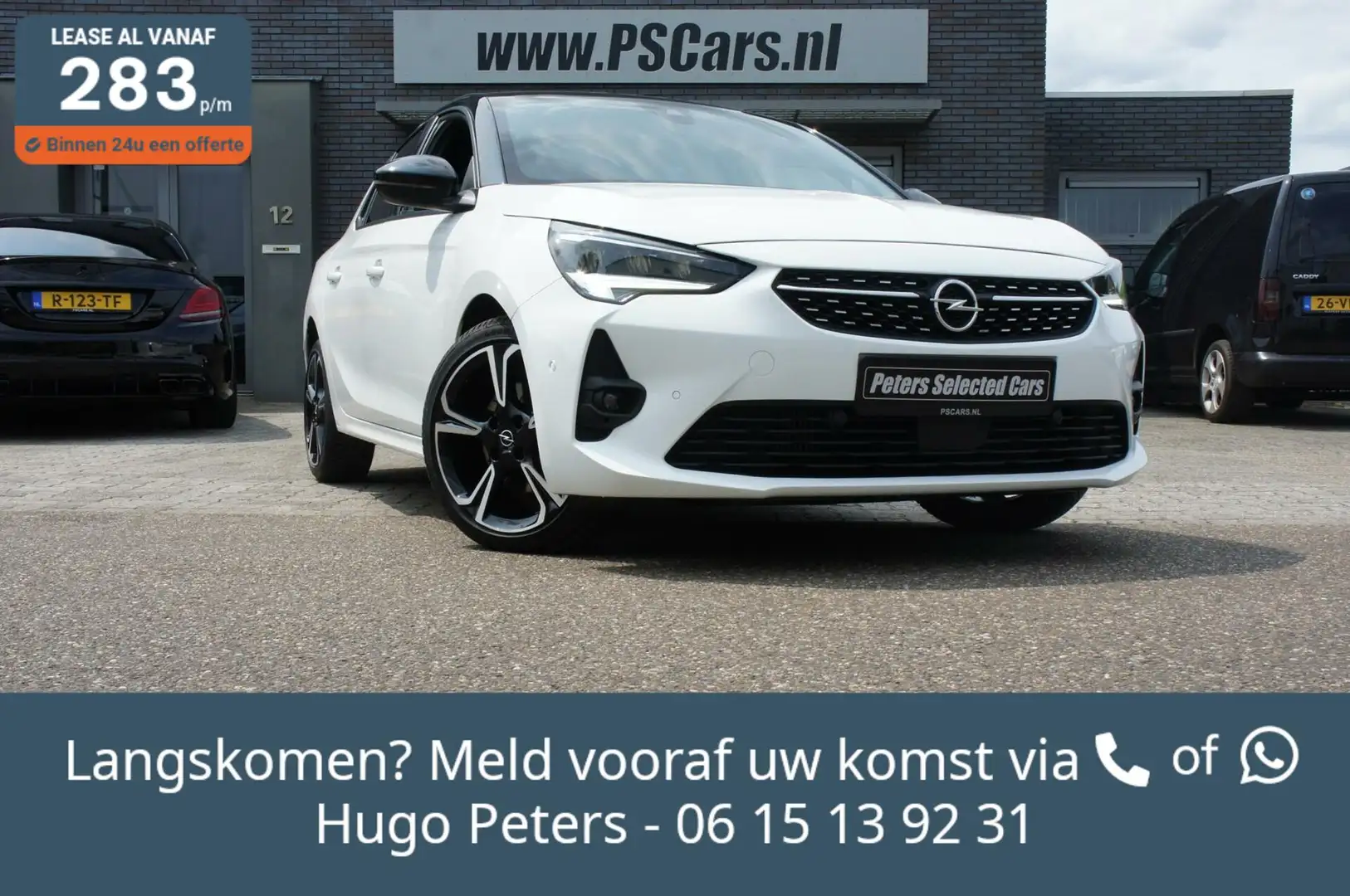 Opel Corsa 1.2 GS Line 130pk Automaat|360Camera|CarPlay|PDC Blanc - 1