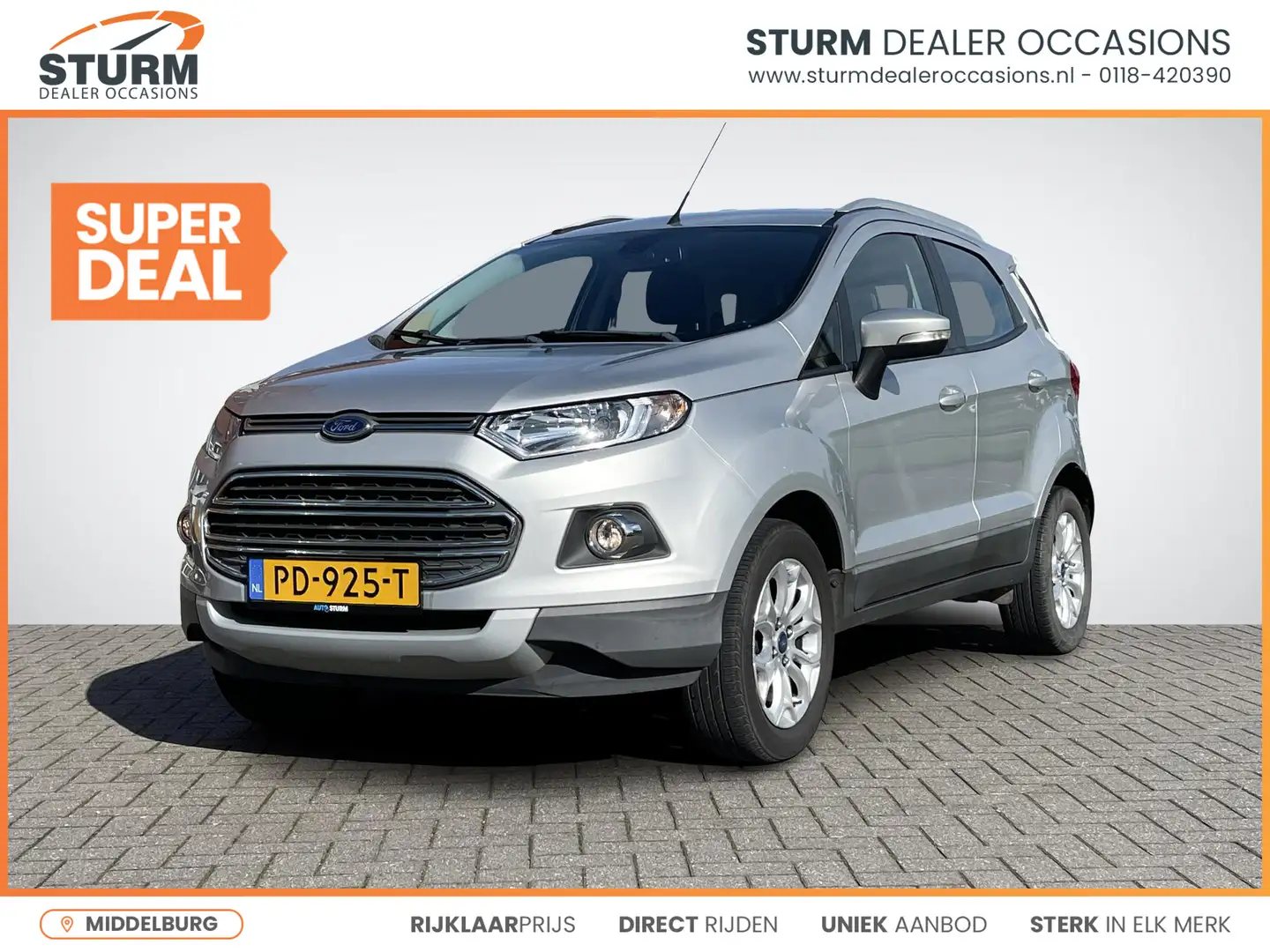 Ford EcoSport 1.0 EcoBoost Titanium Technology Pack | Cruise Con Ezüst - 1