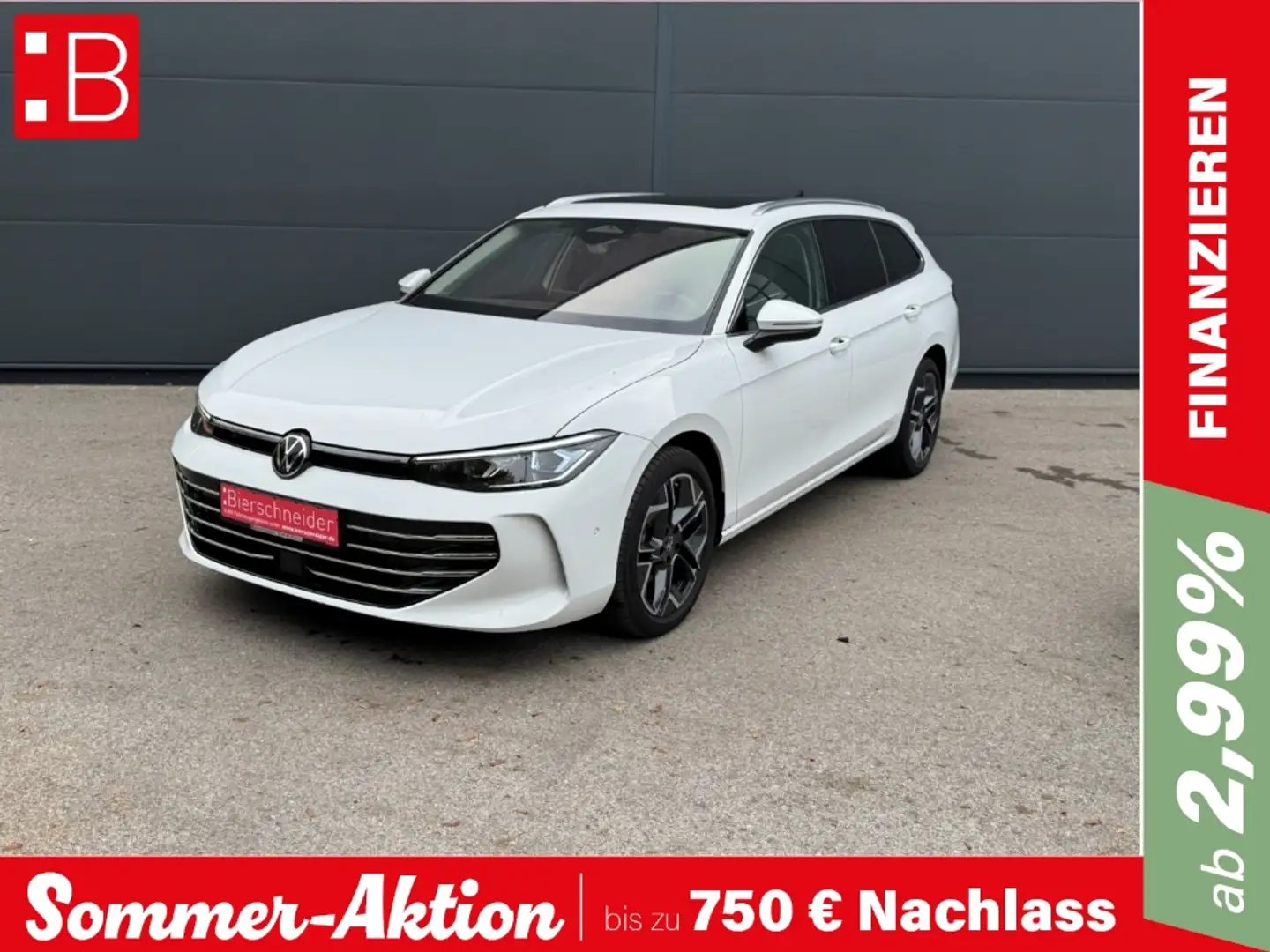 Volkswagen Passat Variant 2.0 TDI DSG Elegance MATRIX-LED ACC AHK SIDEASS PA Weiß - 1