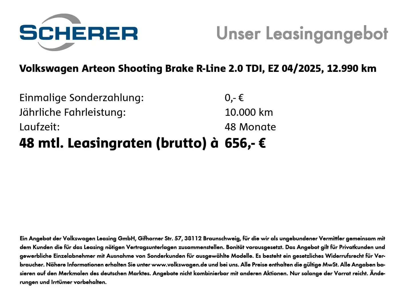Volkswagen Arteon R-Line 2,0 l TDI SCR 147 k Weiß - 2