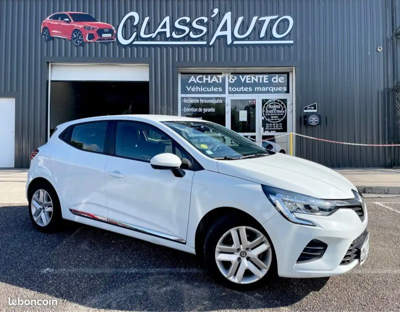 Renault Clio V 1.5 DCI 85 cv Édition BUSINESS BVM-6 TBE Blanc - 1
