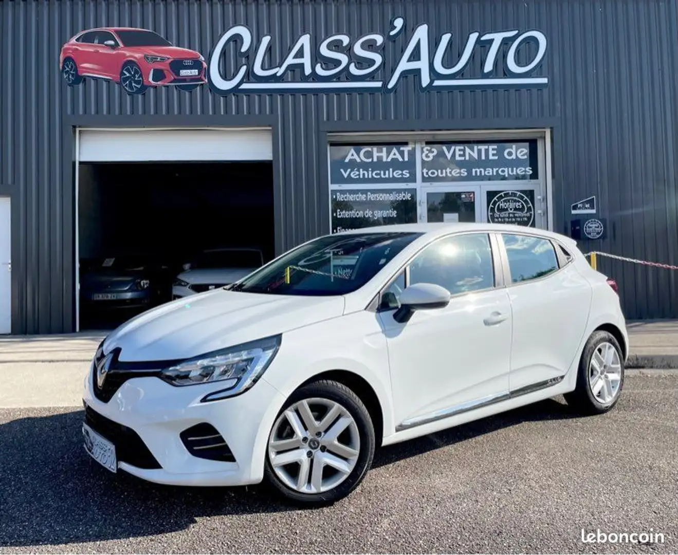 Renault Clio V 1.5 DCI 85 cv Édition BUSINESS BVM-6 TBE Blanc - 2