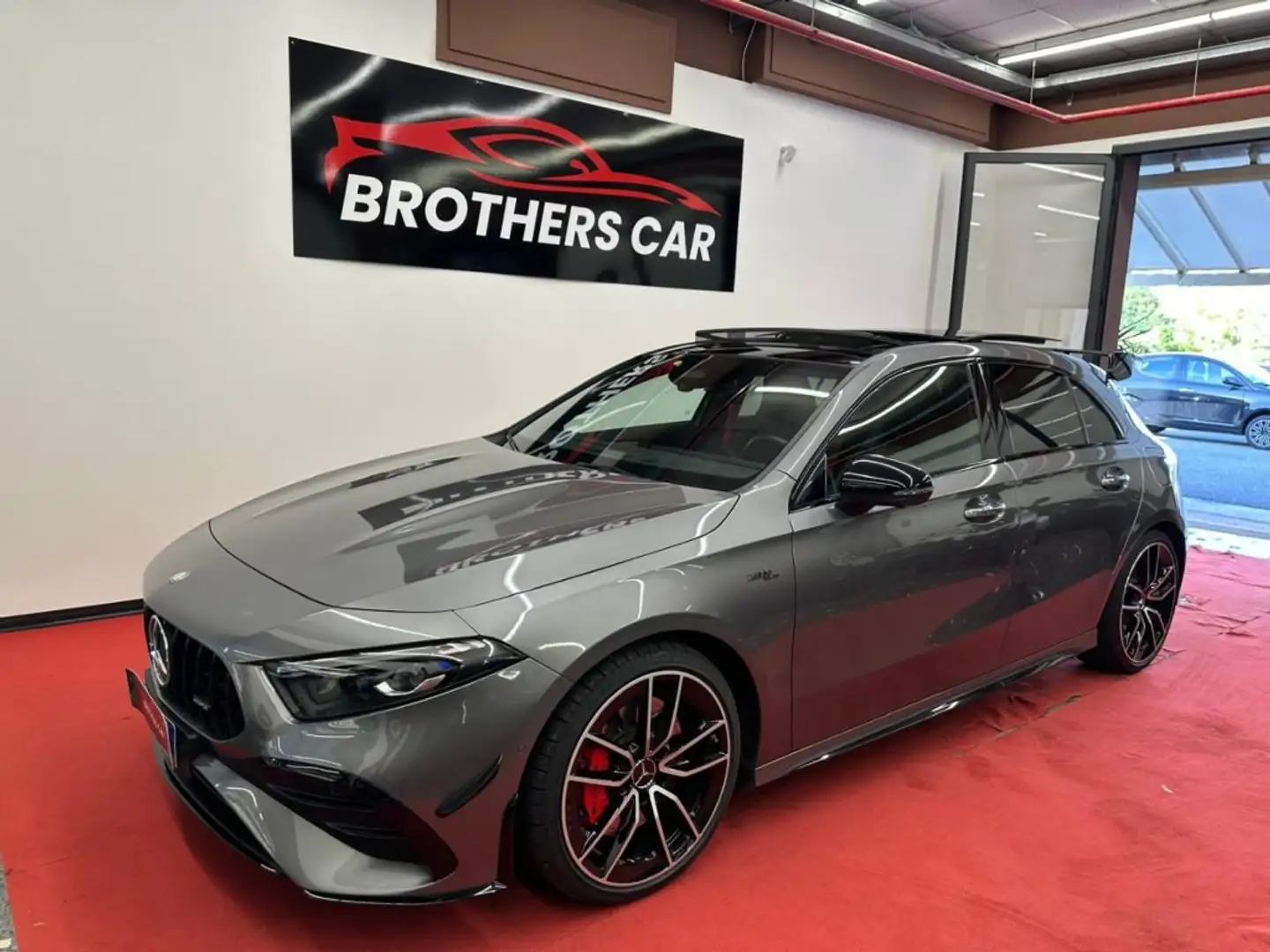 Mercedes-Benz A 35 AMG 4Matic TETTO - BURMESTER - KIT AERO Gris - 1