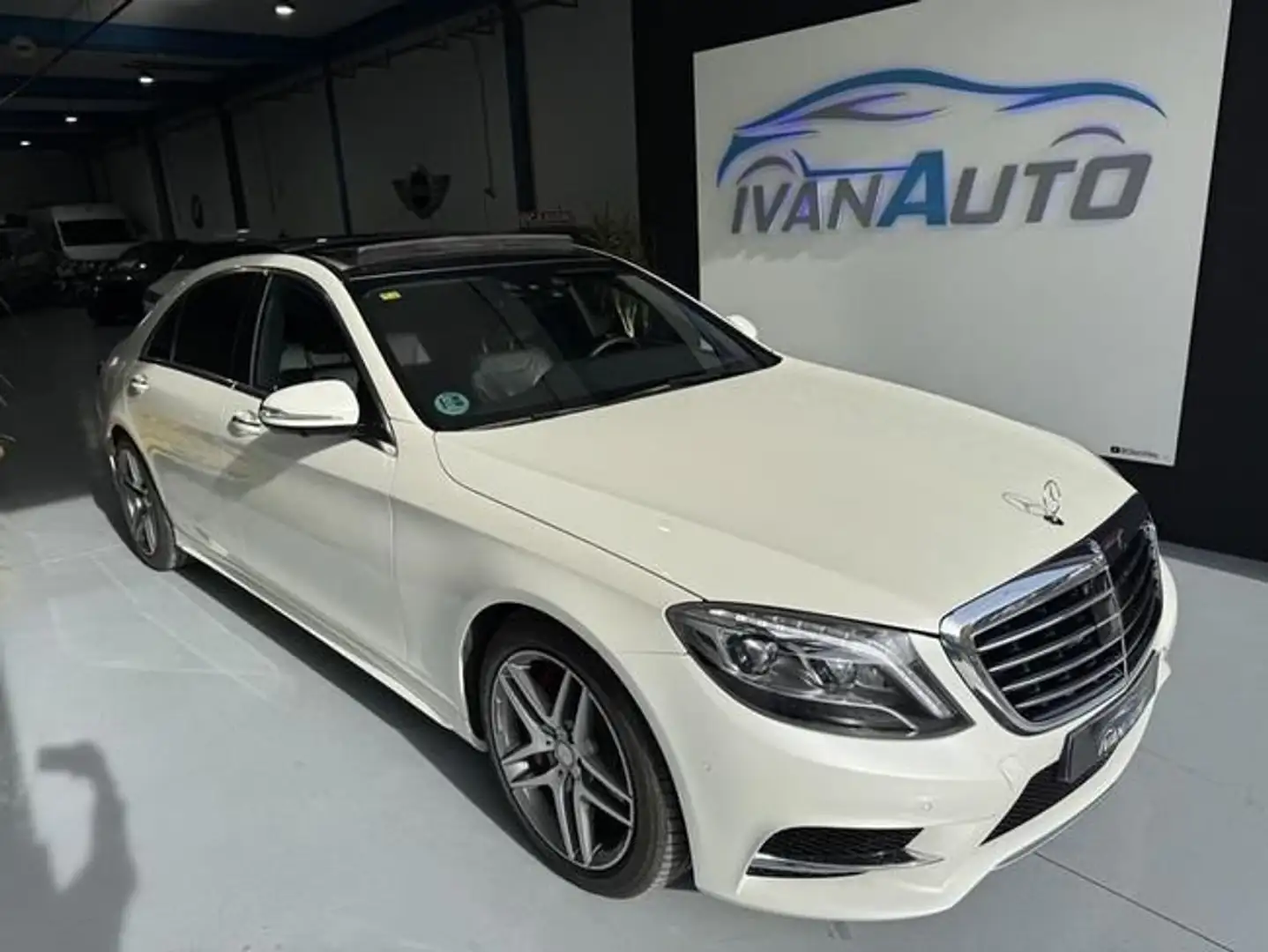 Mercedes-Benz S 350 d 4MATIC L Blanc - 1
