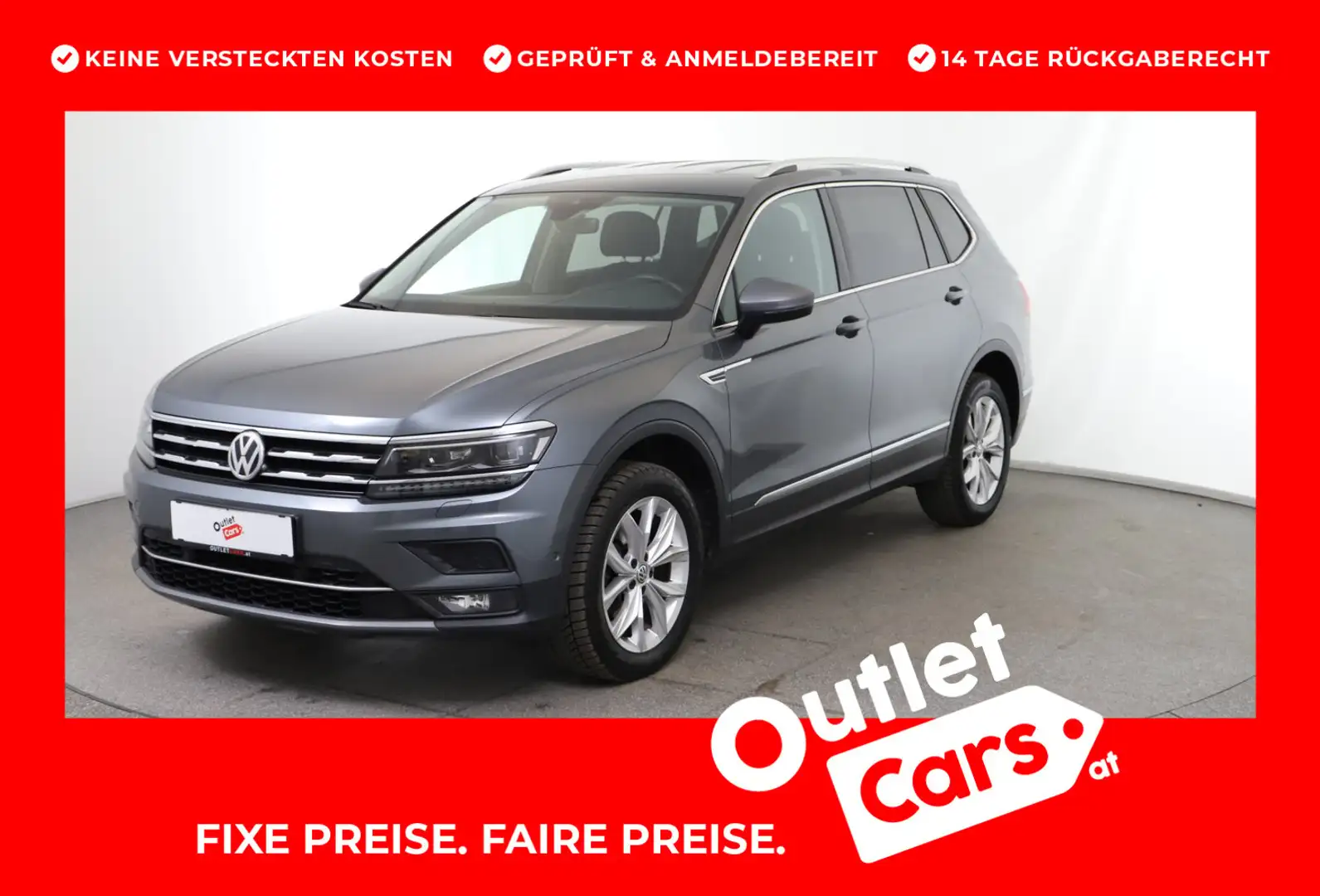 Volkswagen Tiguan Allspace Highline TDI DSG Grau - 1
