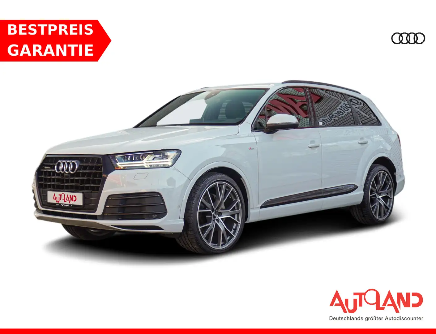 Audi Q7 3.0 TDI quattro S line Sport Head-Up Bose AHK Blanc - 1