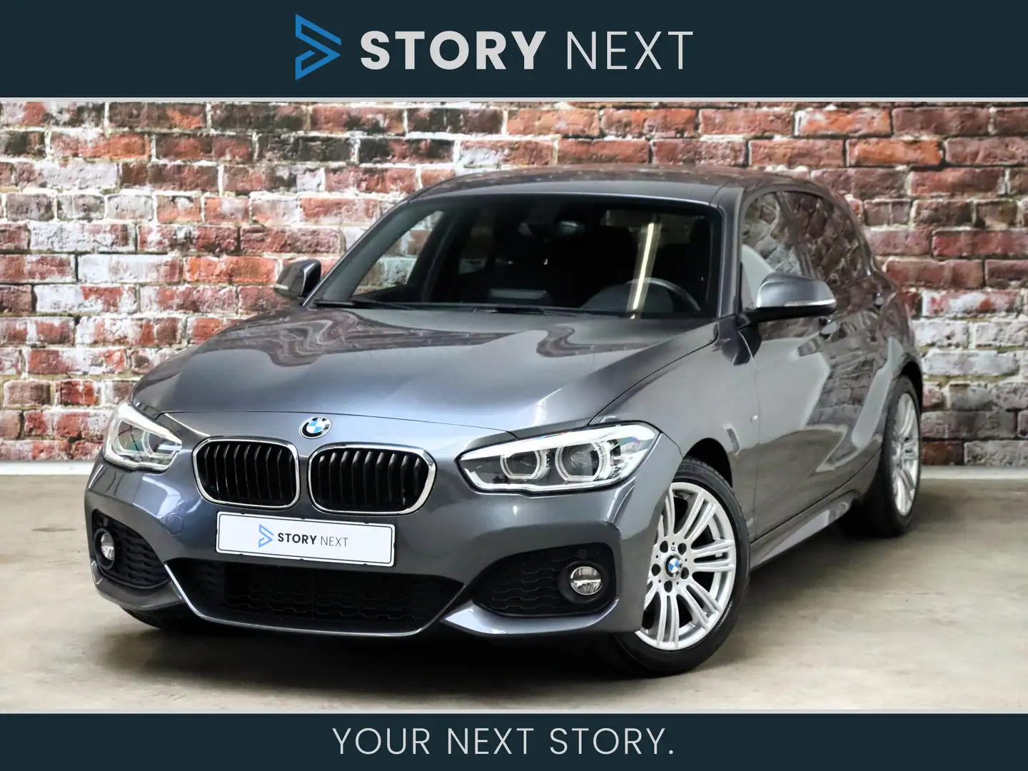 BMW 118 1 Serie 118i Executive M Sport Pakket 5 deurs / Na Gris - 1