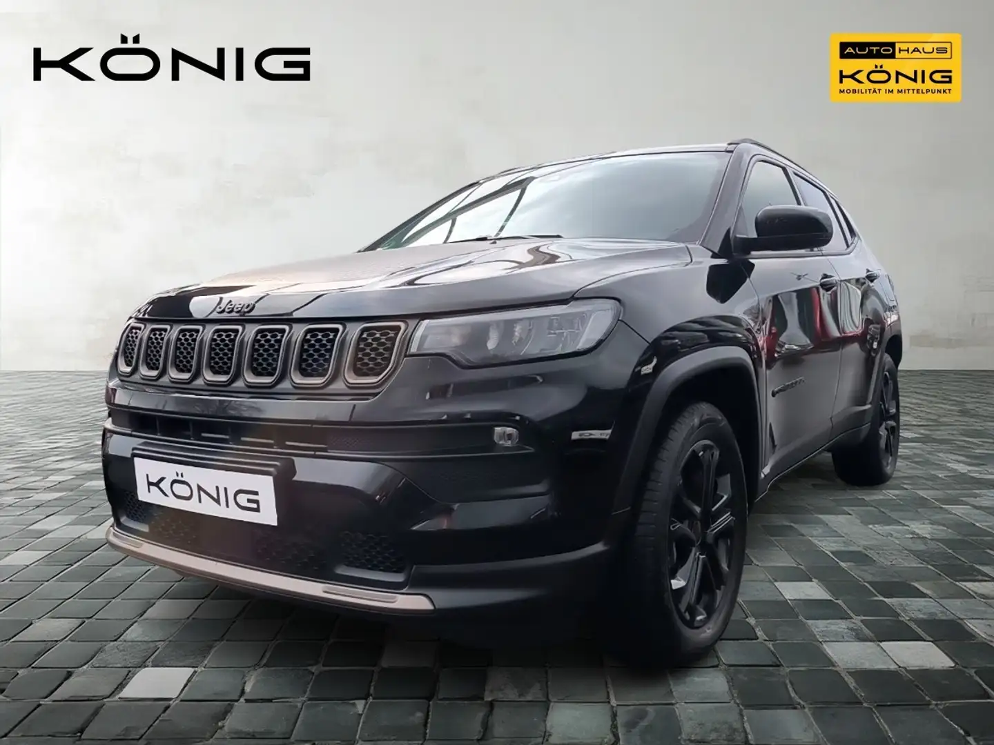 Jeep Compass 1.3 PHEV Upland 4WD - Automatik*Klima Schwarz - 1