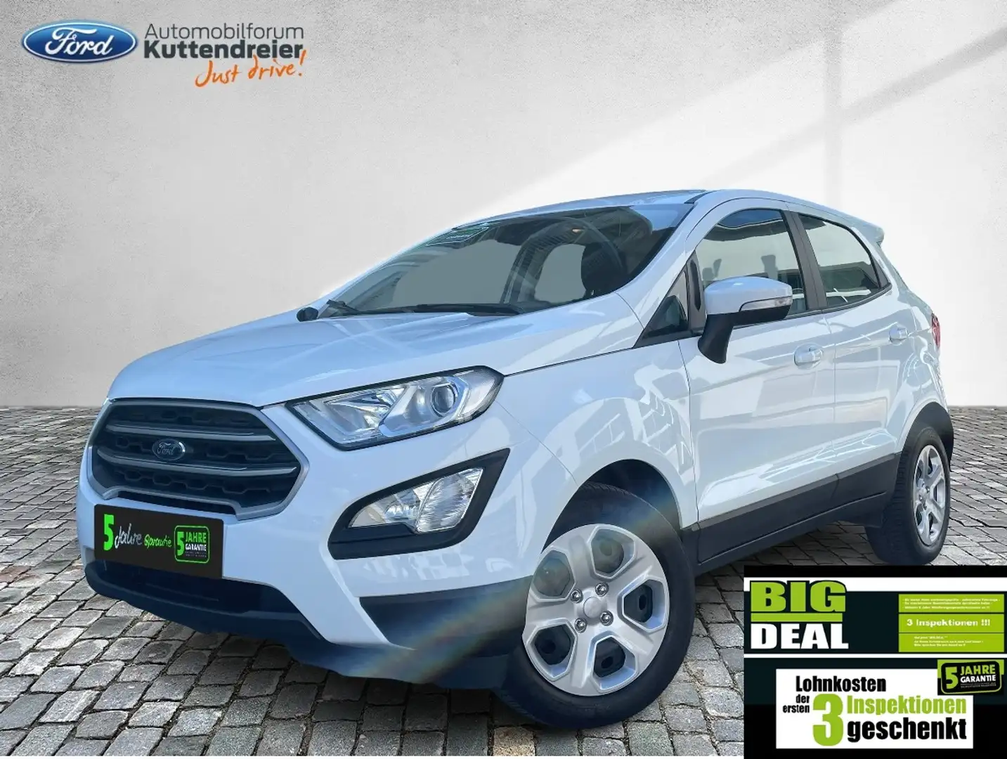 Ford EcoSport Cool & Connect Navi App Lenkr./Sitzheiz Weiß - 1