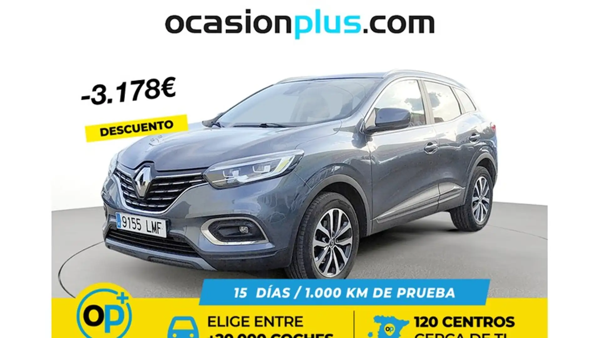 Renault Kadjar 1.5dCi Blue Zen EDC 85kW Gris - 1